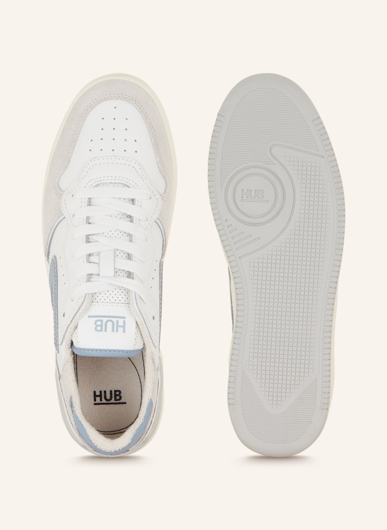 HUB Sneakers SMASH, Color: WHITE/ BLUE GRAY/ LIGHT GRAY (Image 5)