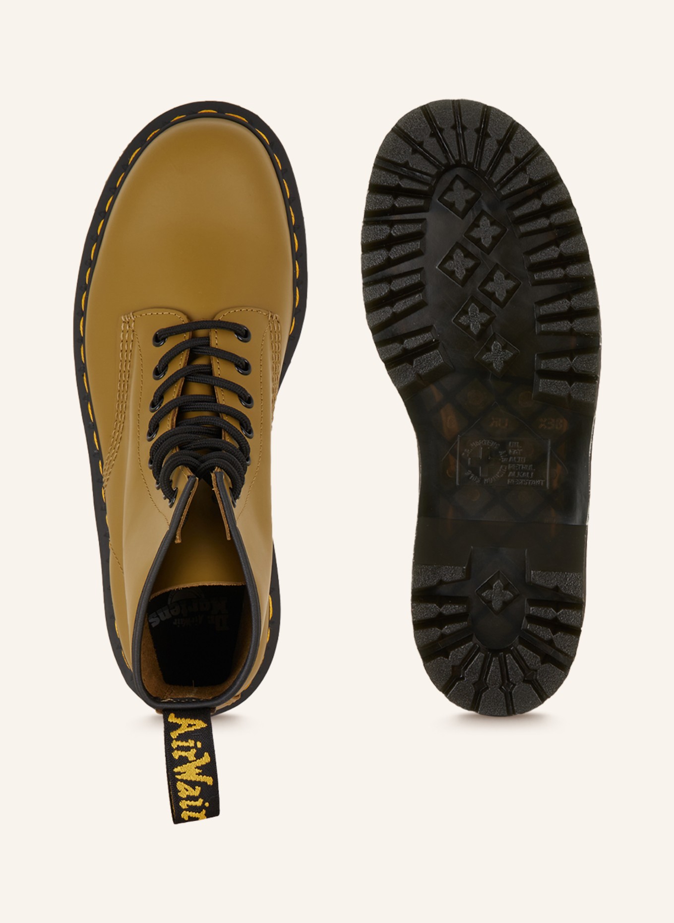 Dr. Martens Lace-up Boots 1460 BEX, Color: OLIVE (Image 5)