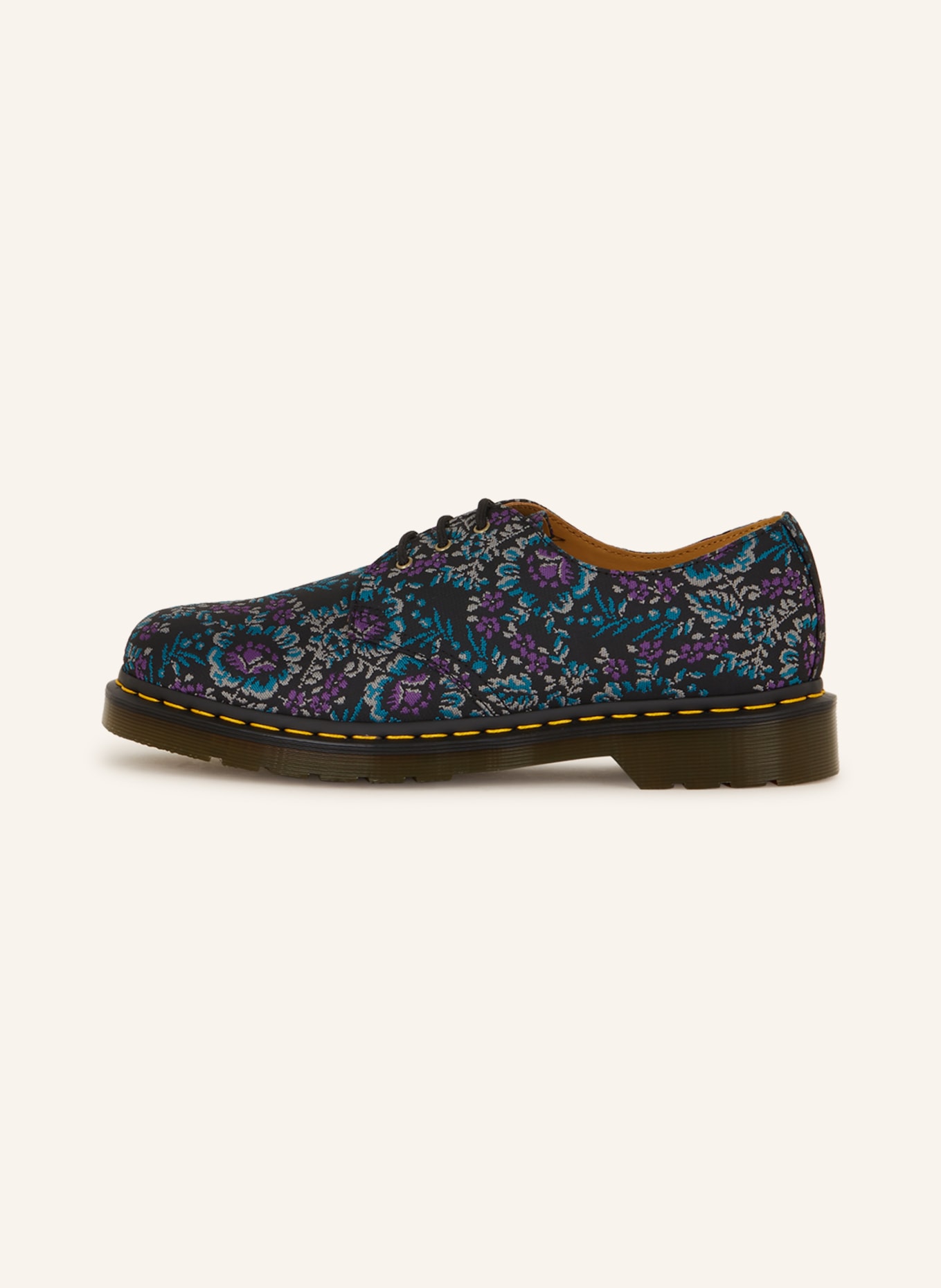 Dr. Martens Lace-up shoes 1461, Color: BLACK/ PURPLE/ TURQUOISE (Image 4)