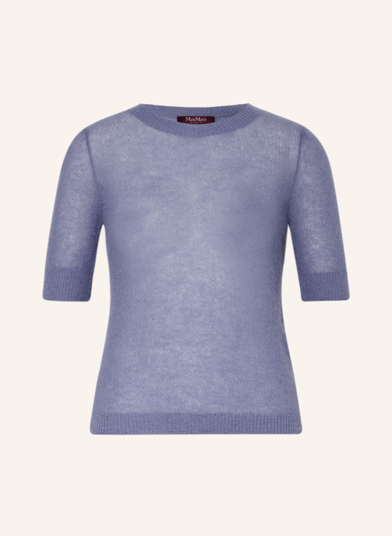 MaxMara STUDIO Knit shirt AGRESTE with mohair, Color: LIGHT BLUE (Image 1)
