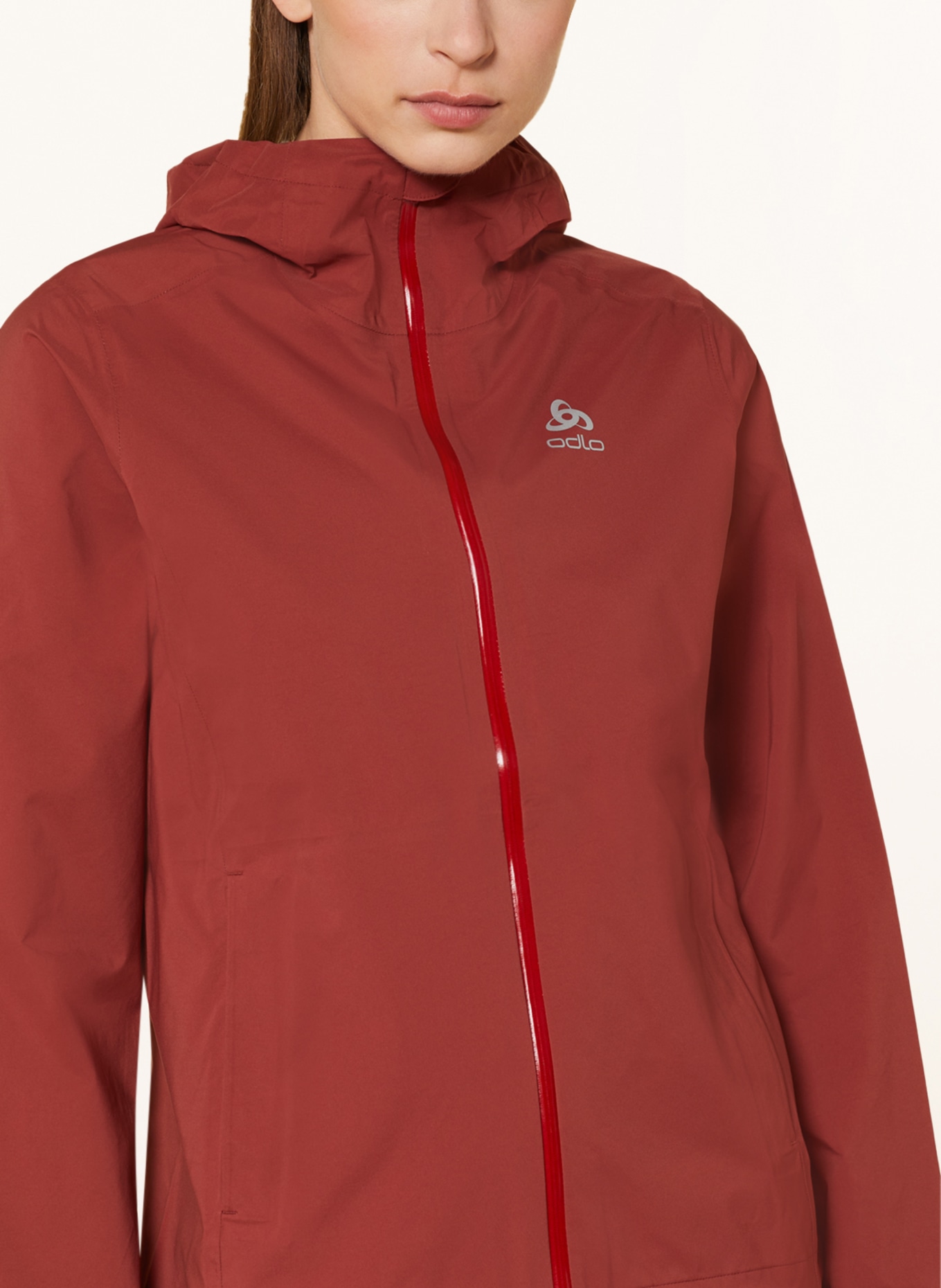 odlo Outdoor jacket AEGIS, Color: DARK RED (Image 5)