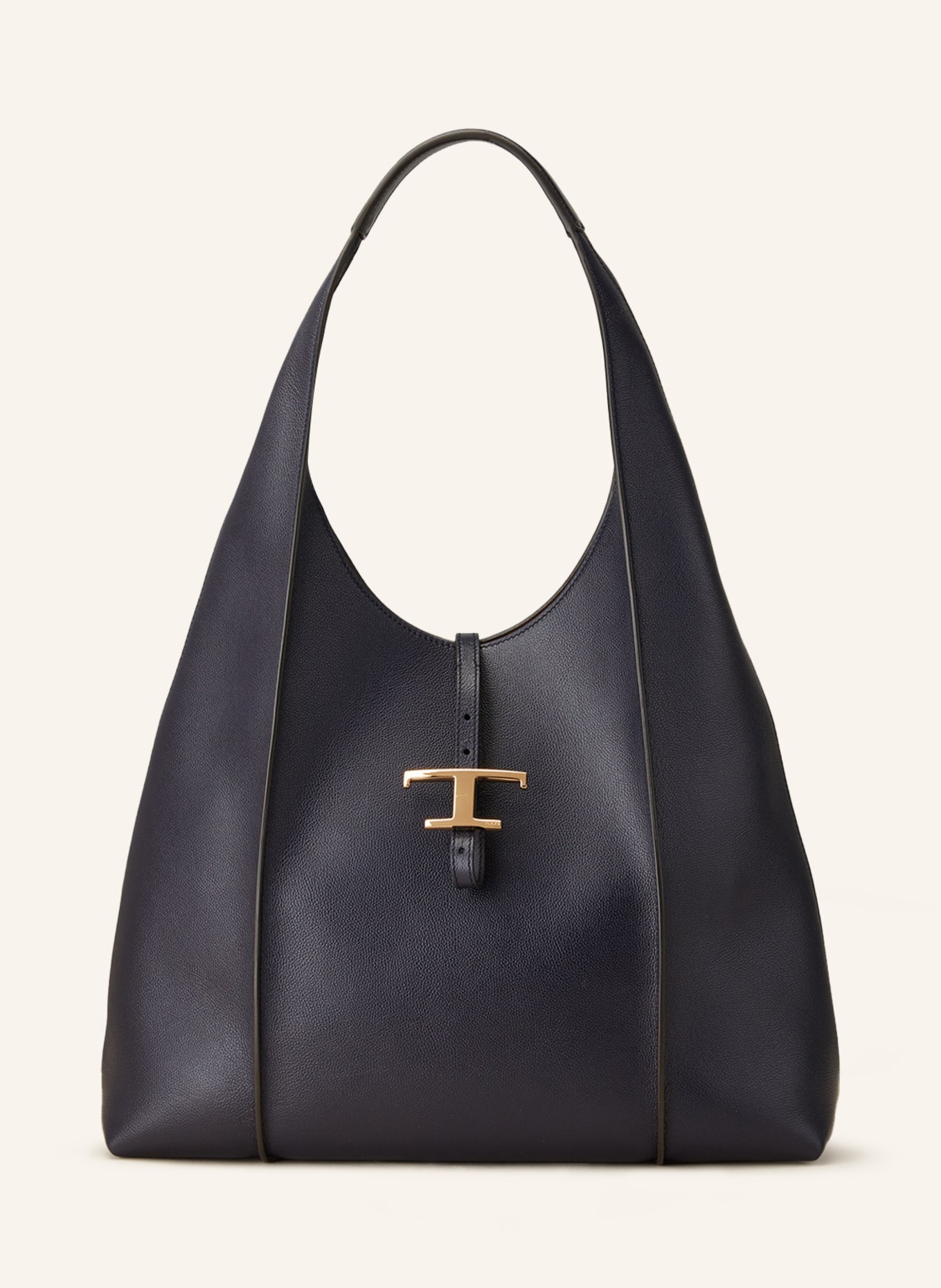 Large black leather hobo bag cheap