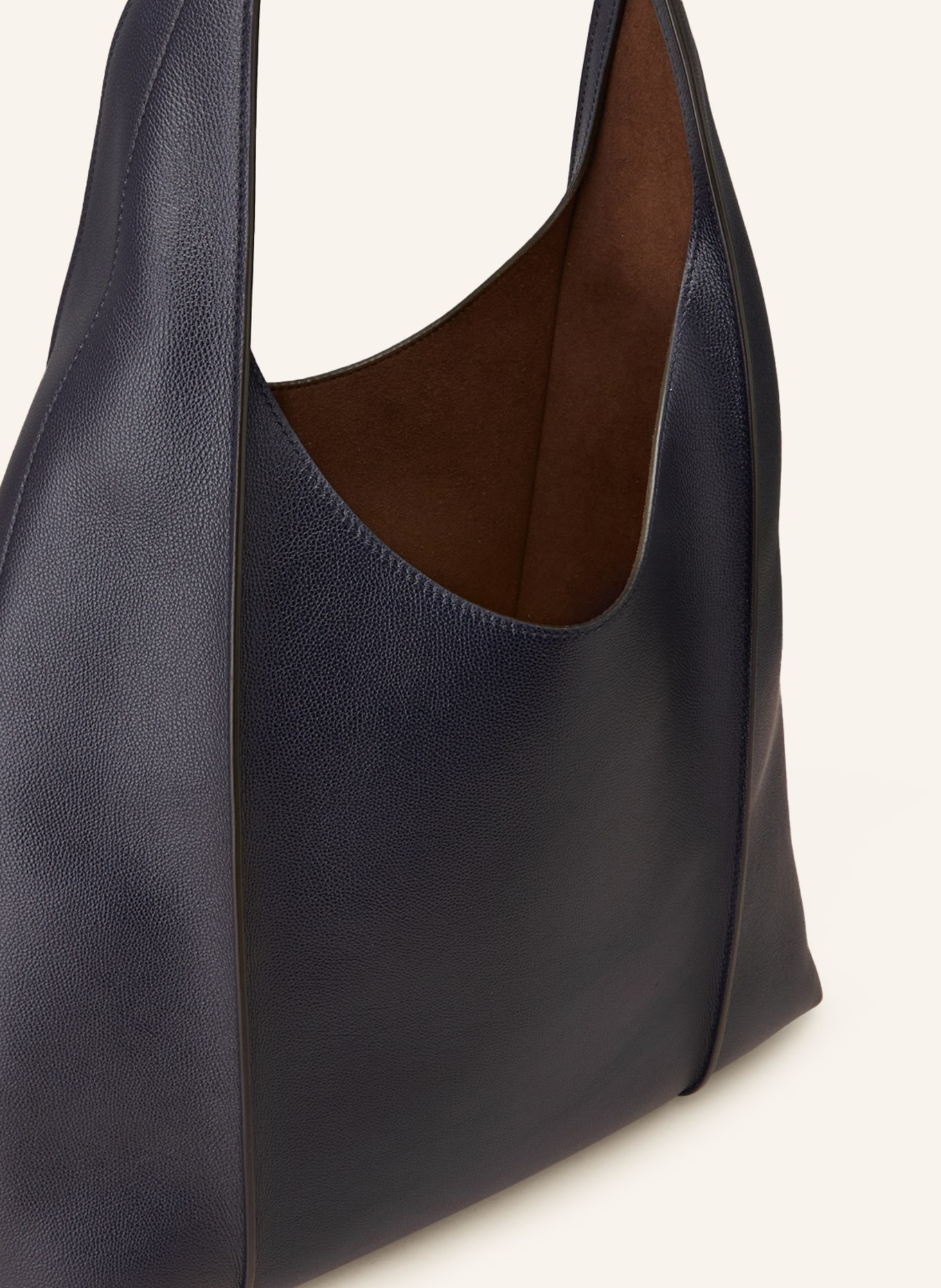 Large leather hobo handbags hot sale