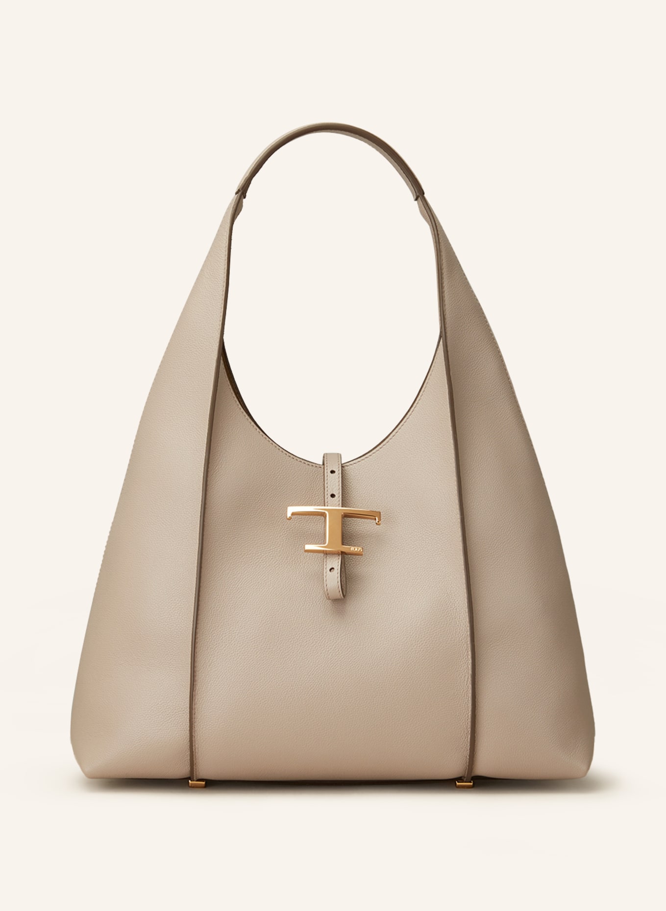 TOD'S Hobo bag T TIMELESS MEDIUM with pouch, Color: GRAY (Image 1)