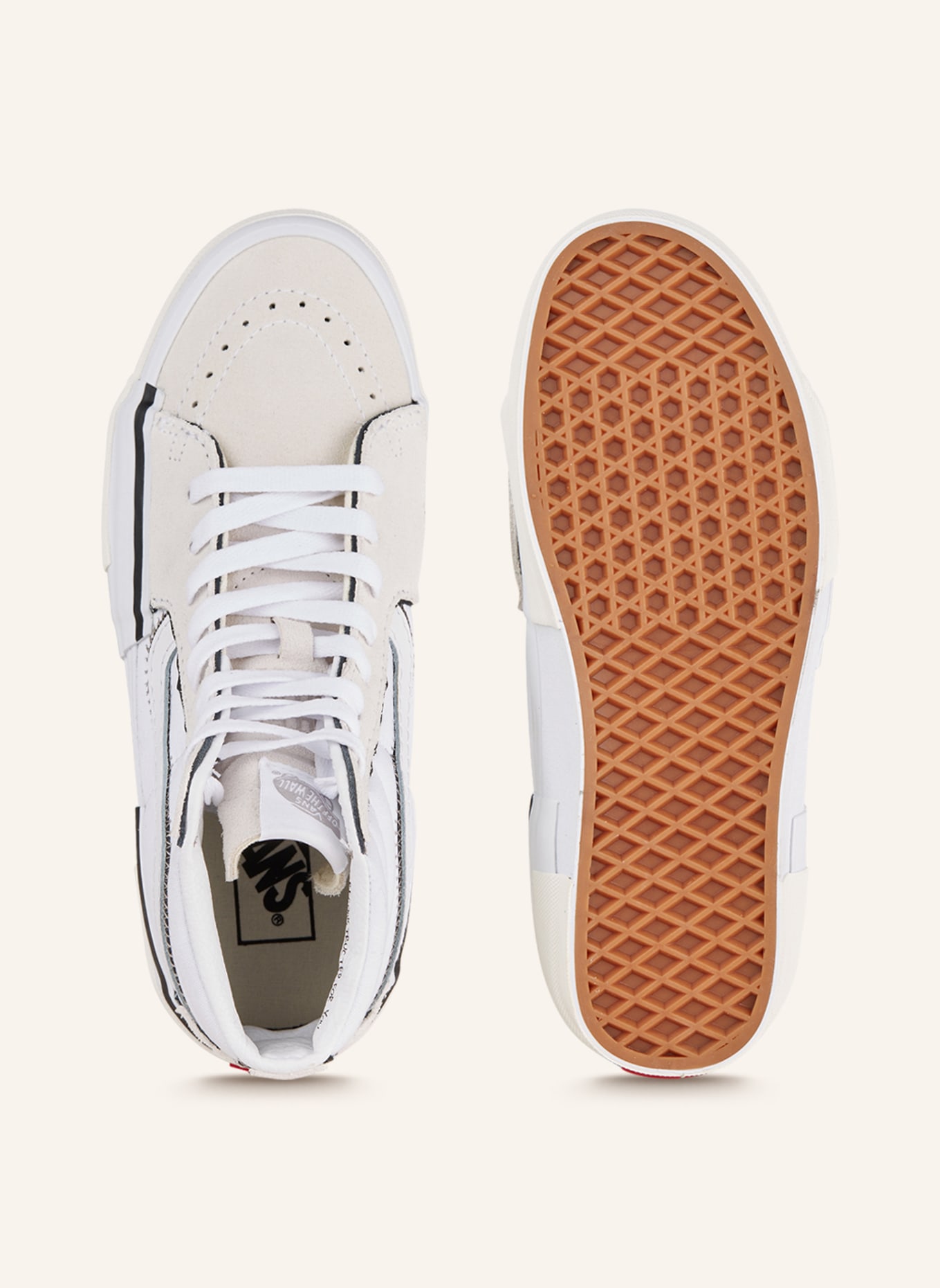 VANS High-top sneakers SK8-HI RECONSTRUCT, Color: WHITE/ ECRU (Image 5)