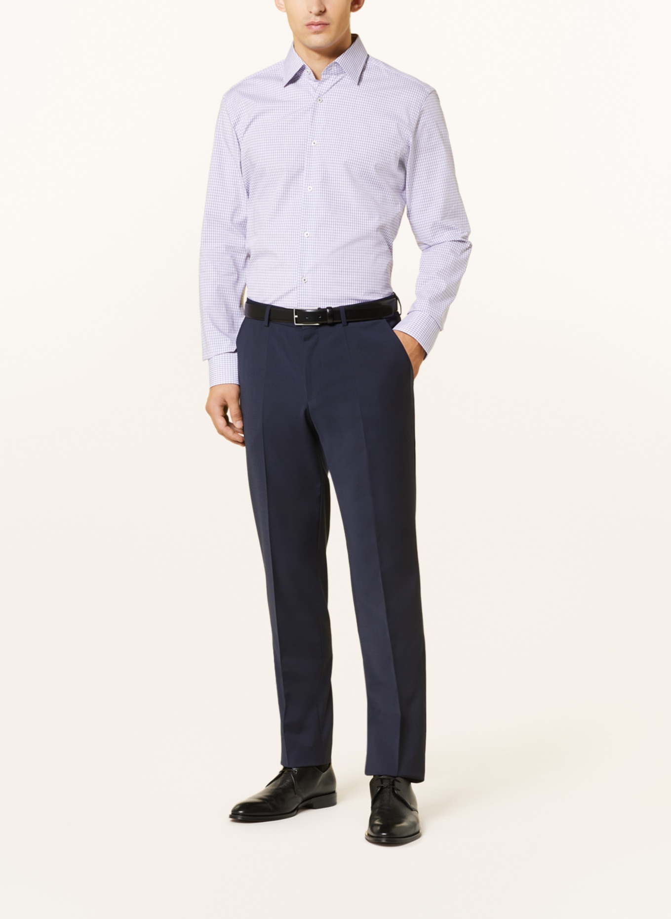 BOSS Shirt JOE Regular Fit, Color: LIGHT PURPLE/ WHITE (Image 2)