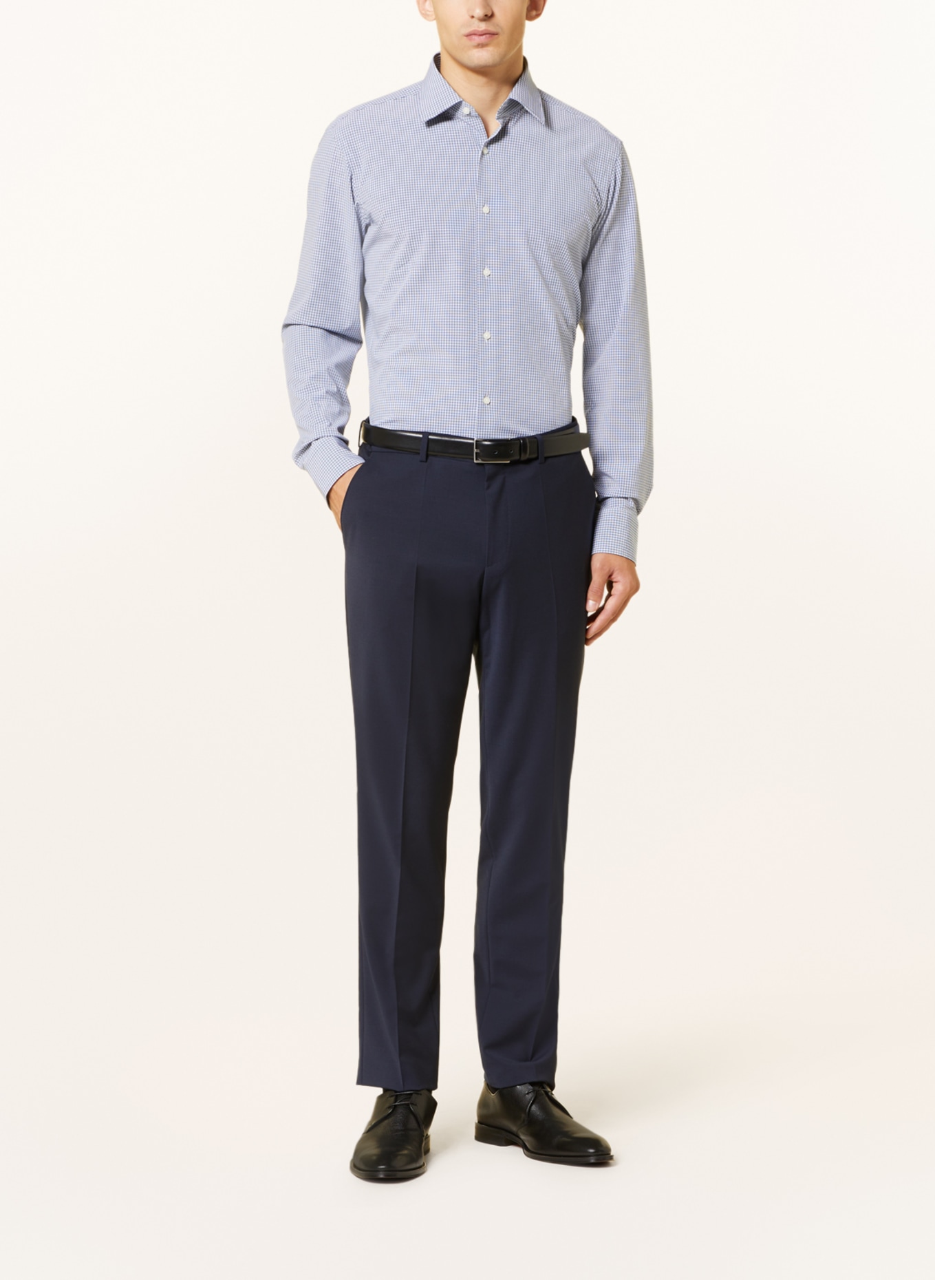 BOSS Shirt JOE Regular Fit, Color: DARK BLUE/ WHITE (Image 2)