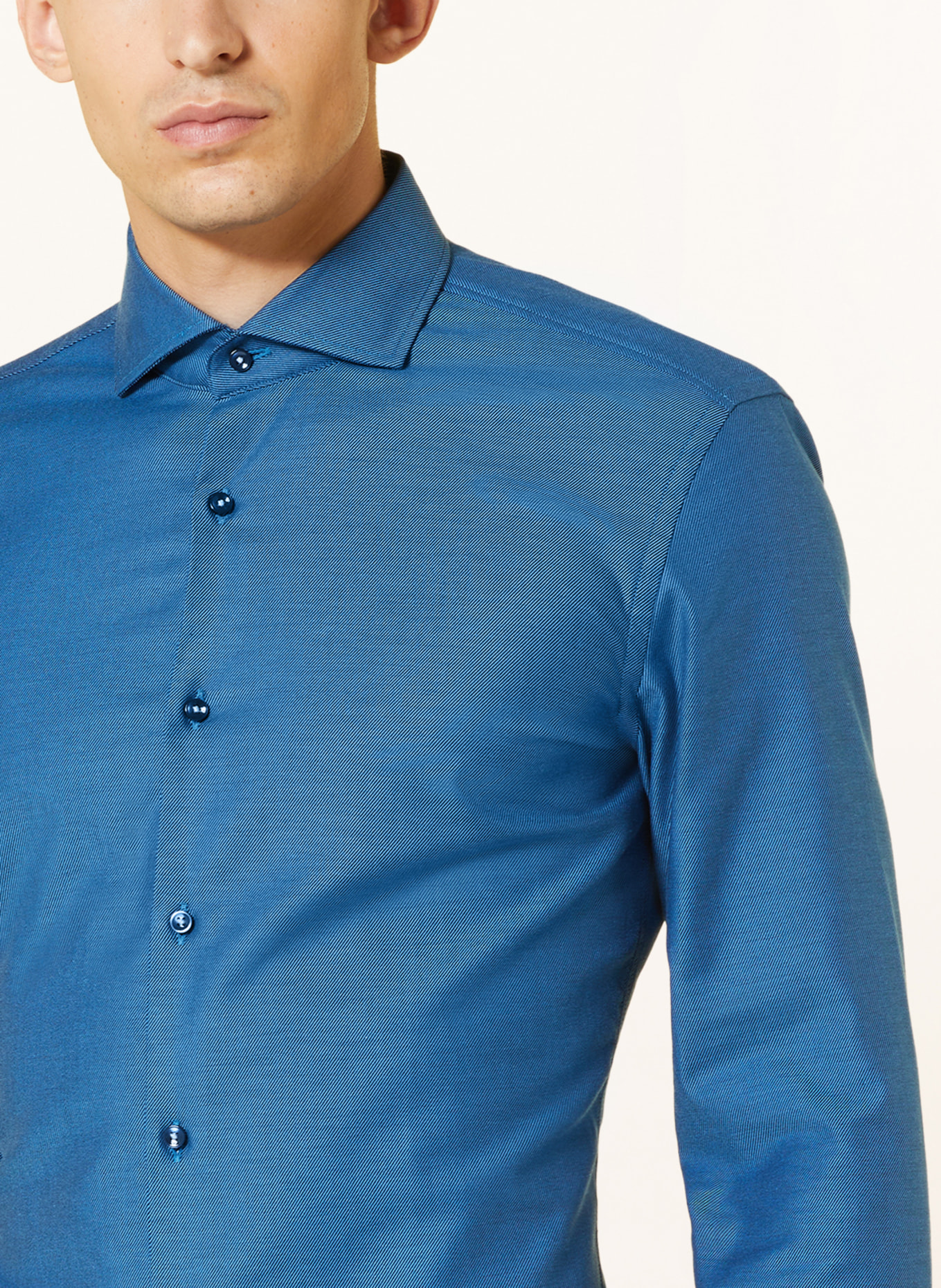 BOSS Shirt HANK slim fit, Color: BLUE (Image 4)