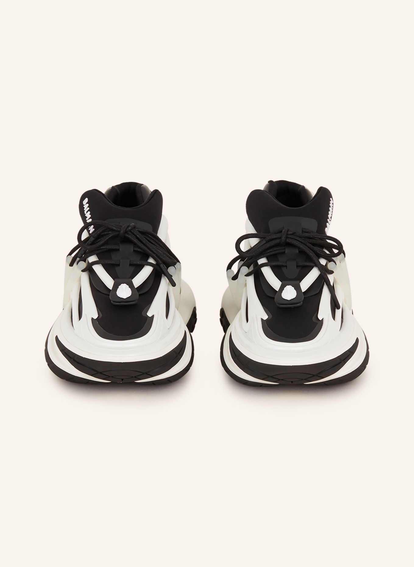 BALMAIN Sneakers UNICORN, Color: WHITE/ BLACK (Image 3)