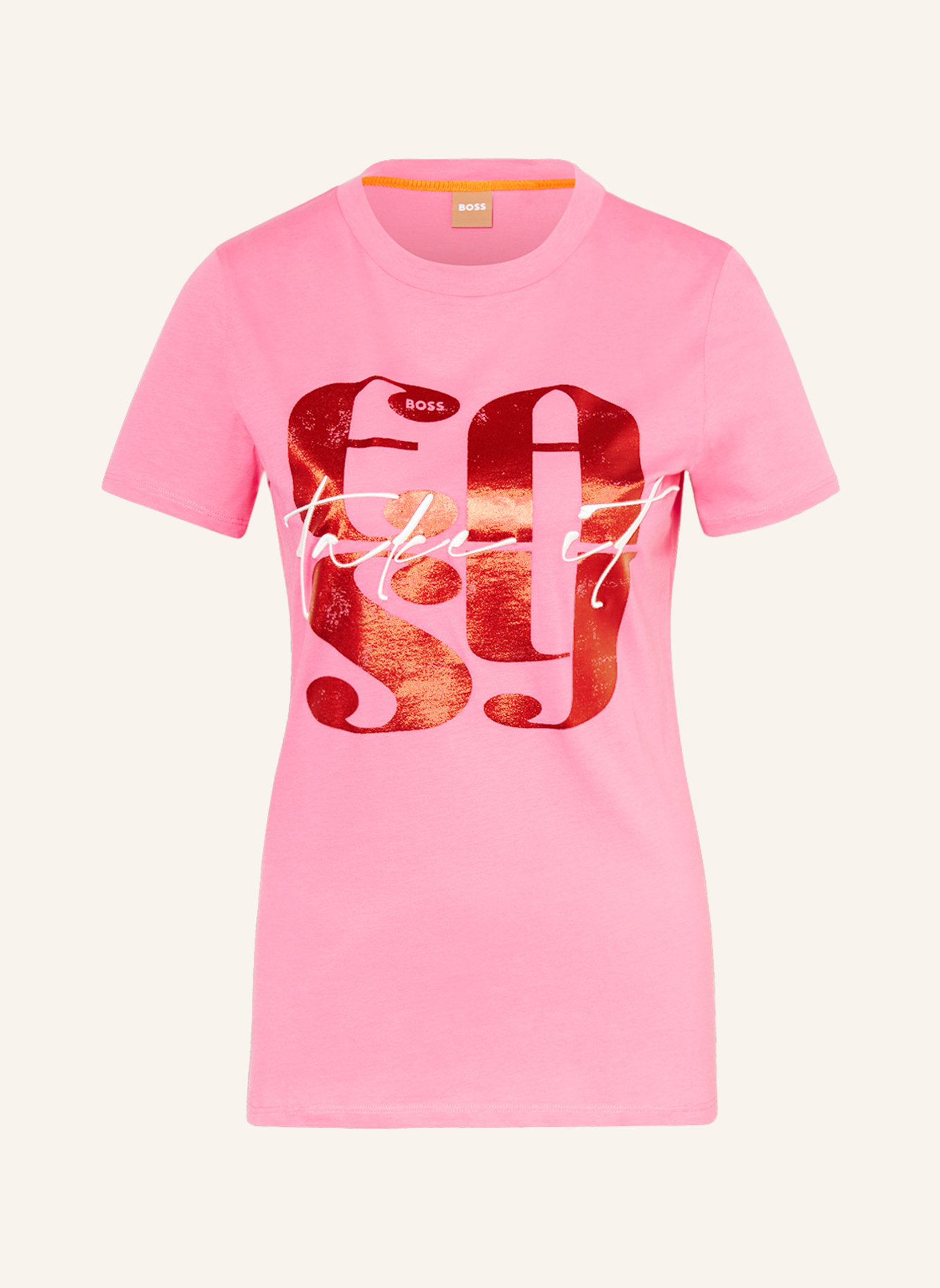 BOSS T-Shirt ELOGO, Farbe: PINK(Bild null)