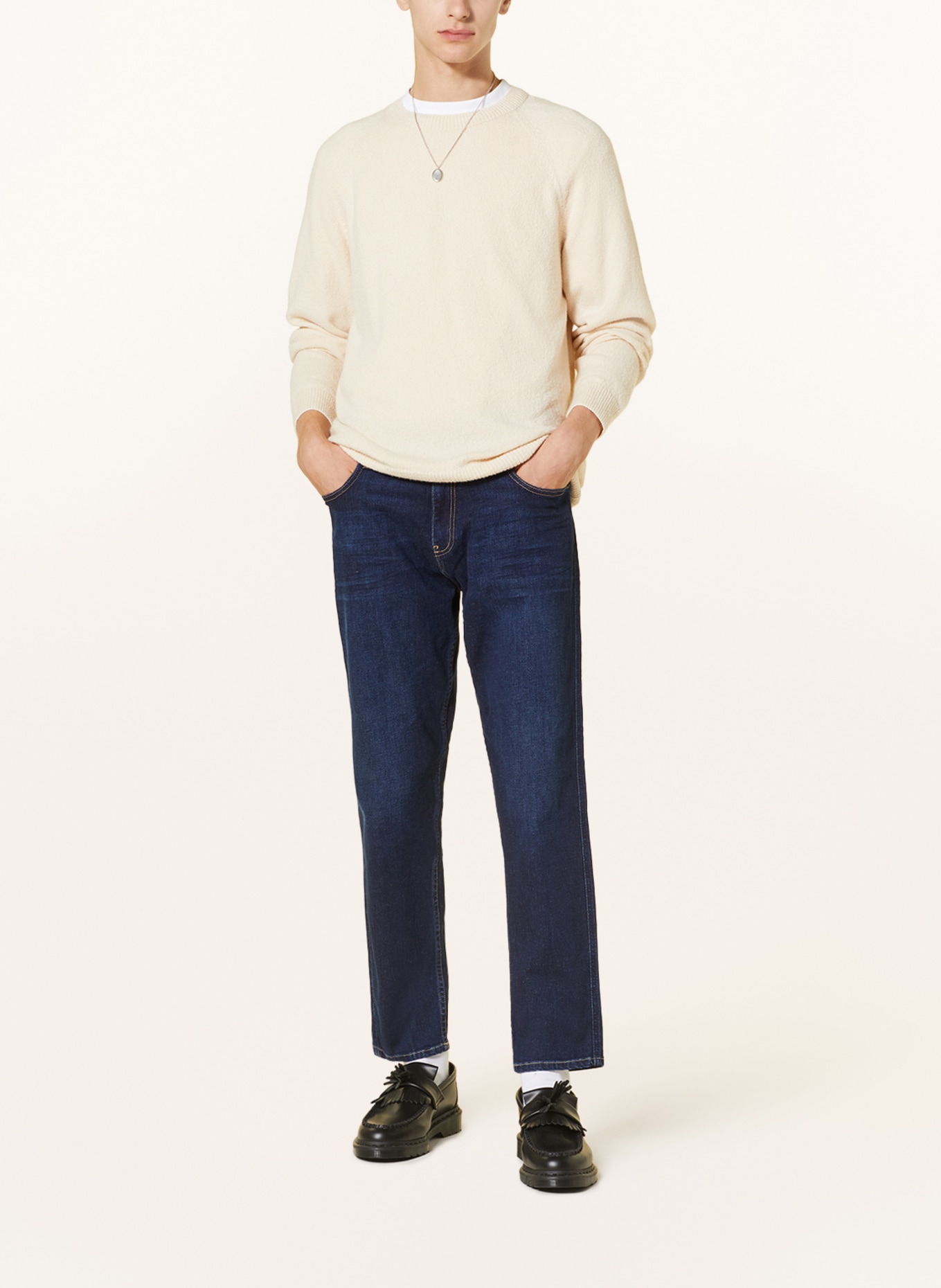REPLAY Jeans SANDOT relaxed tapered, Color: 007 DARK BLUE (Image 2)
