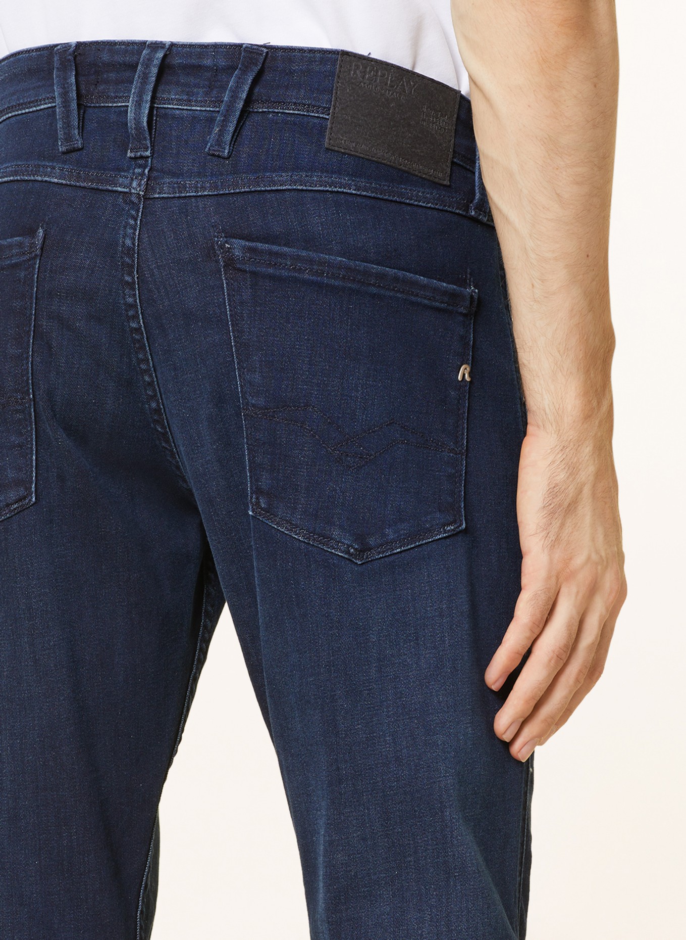 REPLAY Jeans ANBASS Slim Fit, Farbe: 007 DARK BLUE (Bild 5)