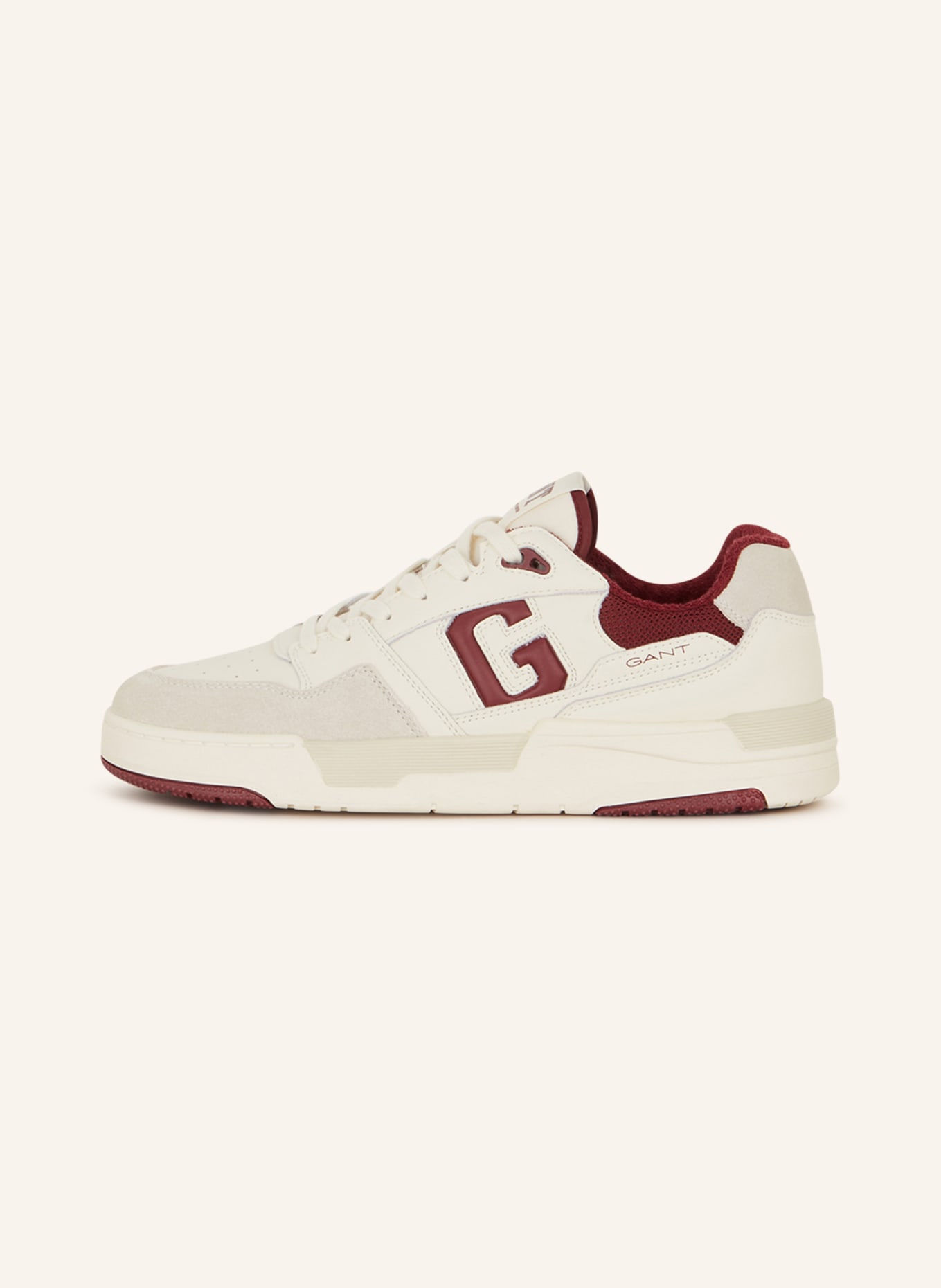 GANT Sneakers BROOKPAL in ecru dark red