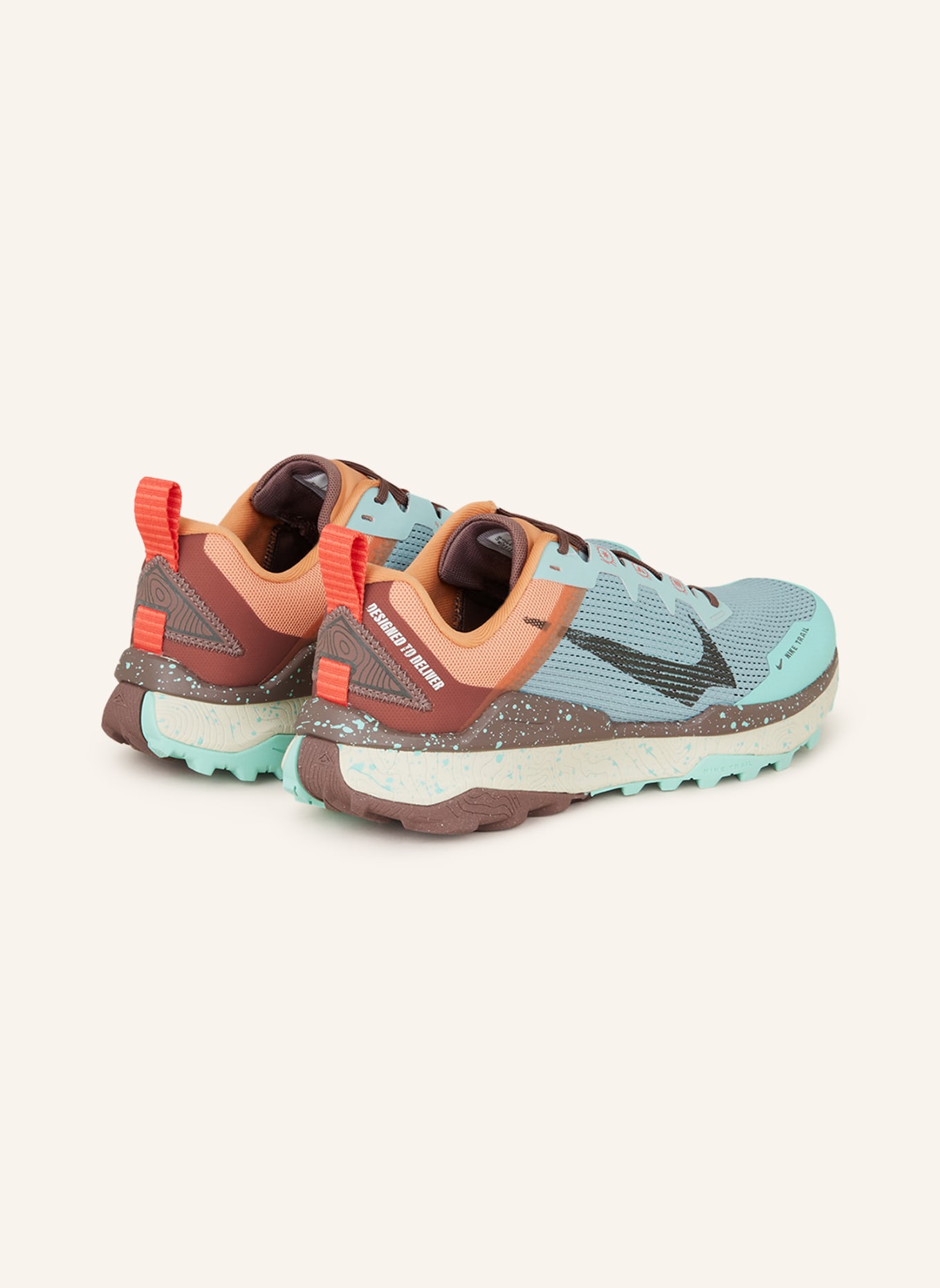Nike Trailrunning-Schuhe WILDHORSE 8, Farbe: TÜRKIS/ GRAU/ LACHS (Bild 2)