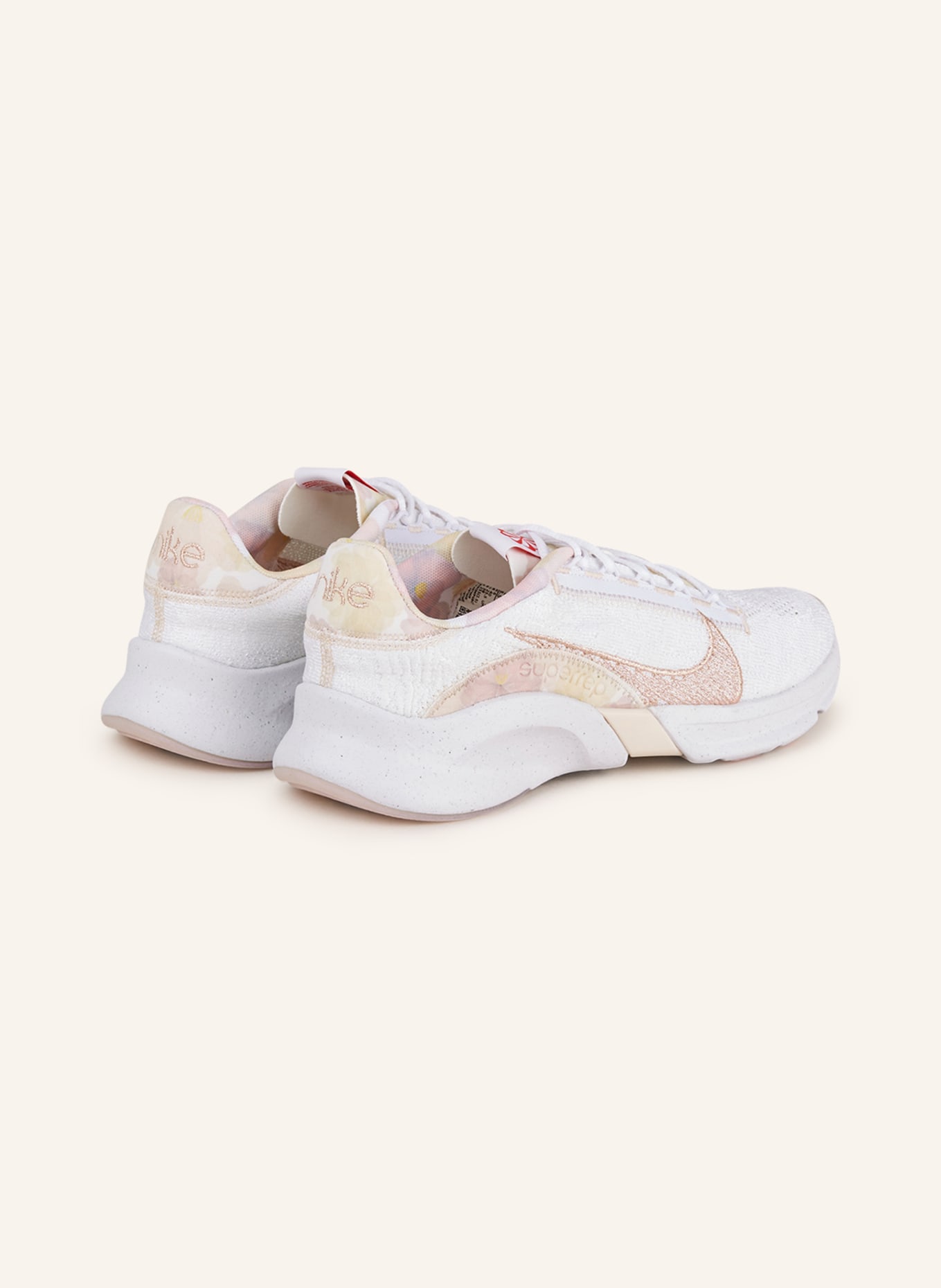 Nike Fitness shoes SUPERREP GO 3 FLYKNIT NEXT NATURE, Color: WHITE/ ROSE GOLD/ NUDE (Image 2)