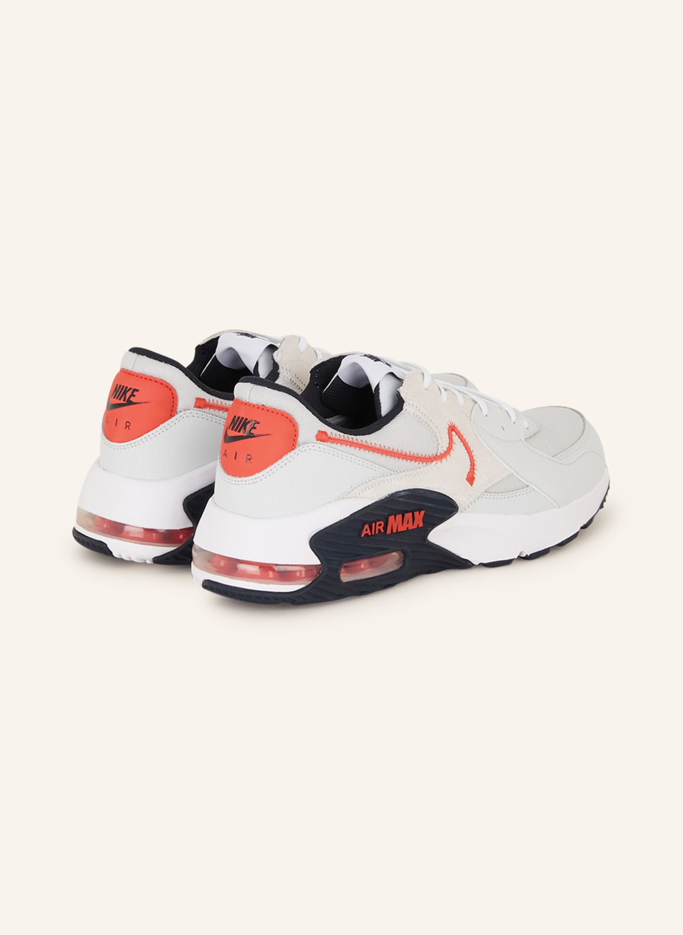Nike Sneakers AIR MAX EXCEE, Color: LIGHT GRAY/ RED (Image 2)