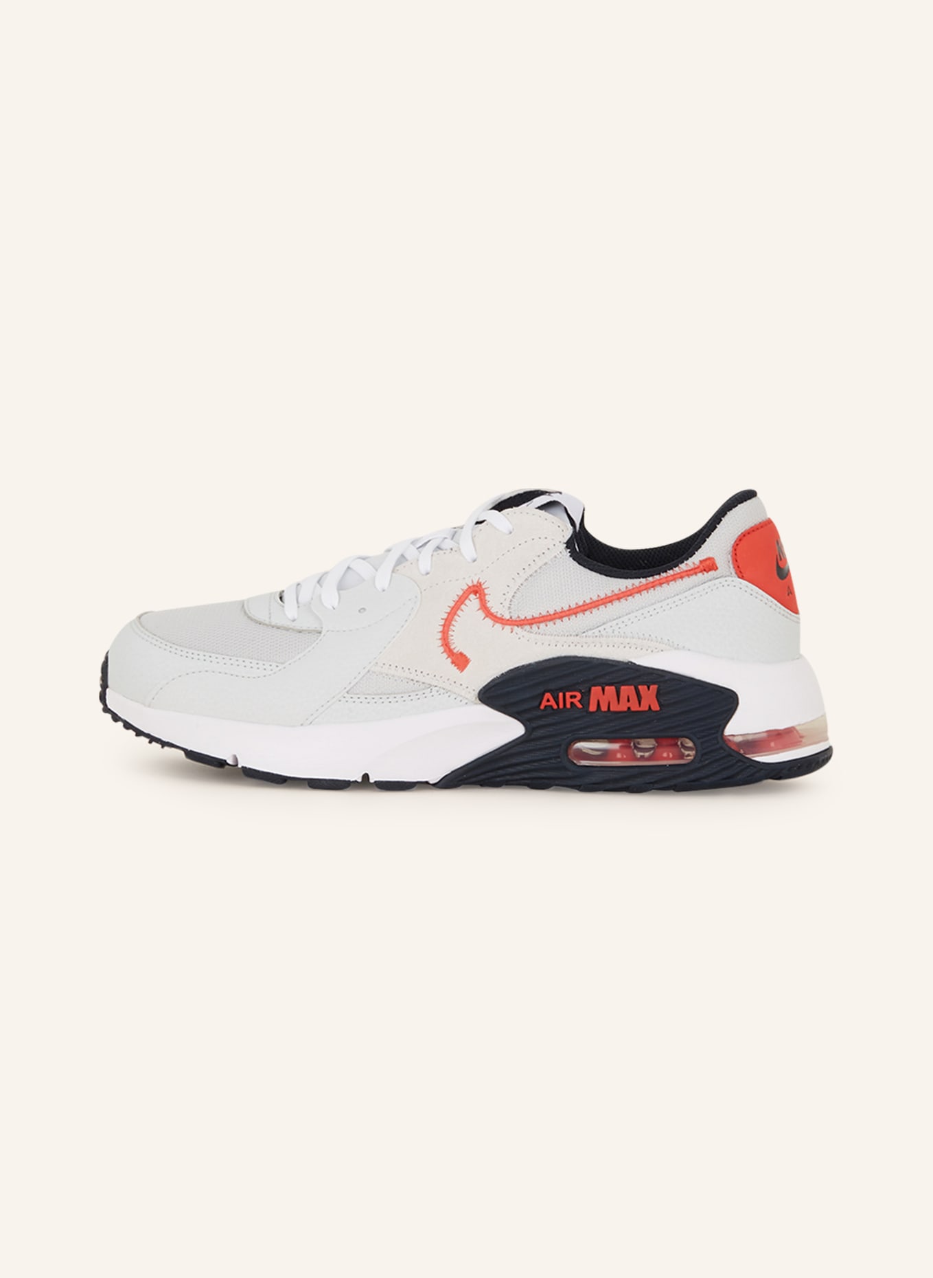 Nike Sneakers AIR MAX EXCEE, Color: LIGHT GRAY/ RED (Image 4)