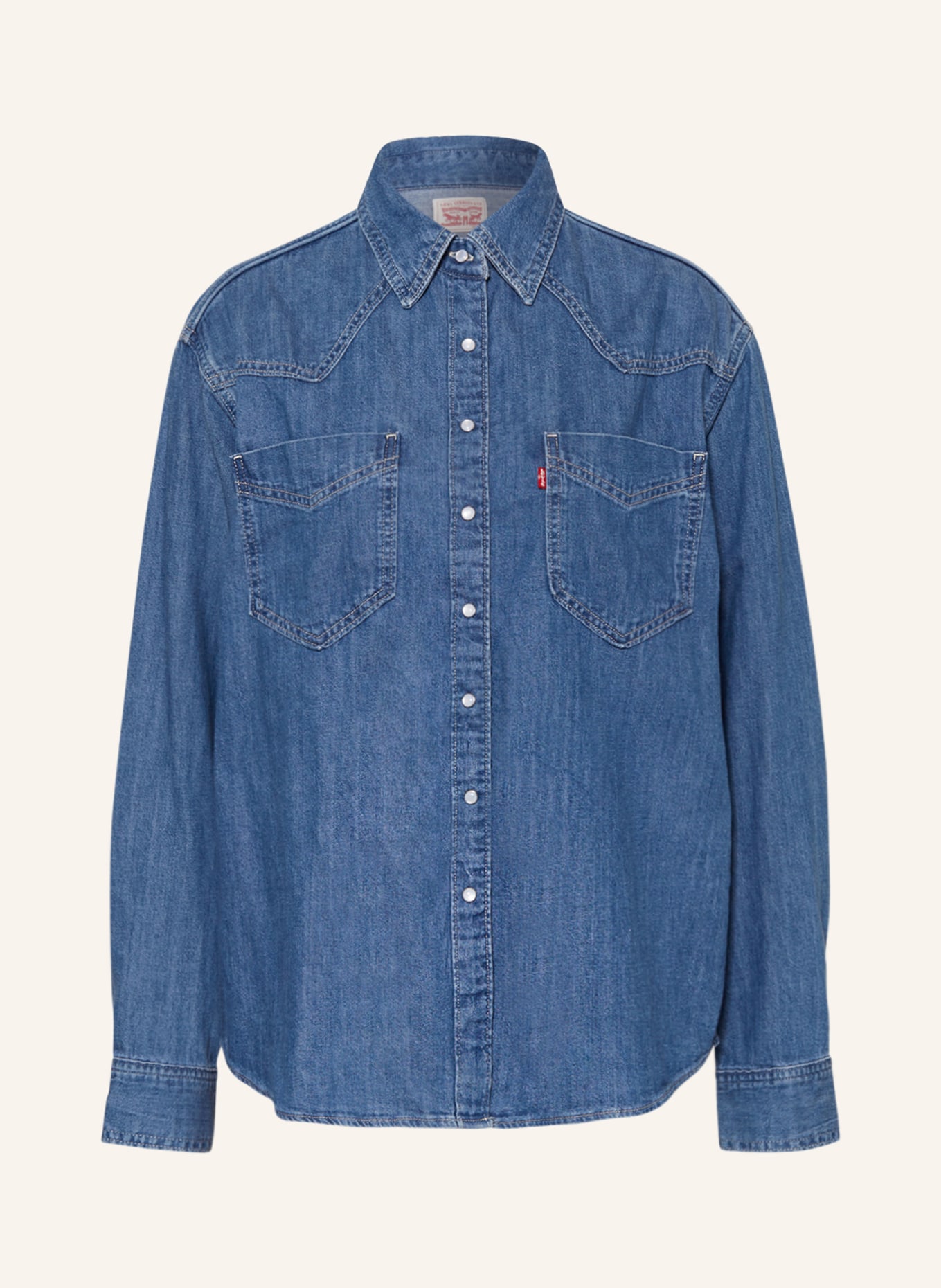 Levi's® Denim blouse DONOVAN, Color: 08 Med Indigo - Flat Finish (Image 1)