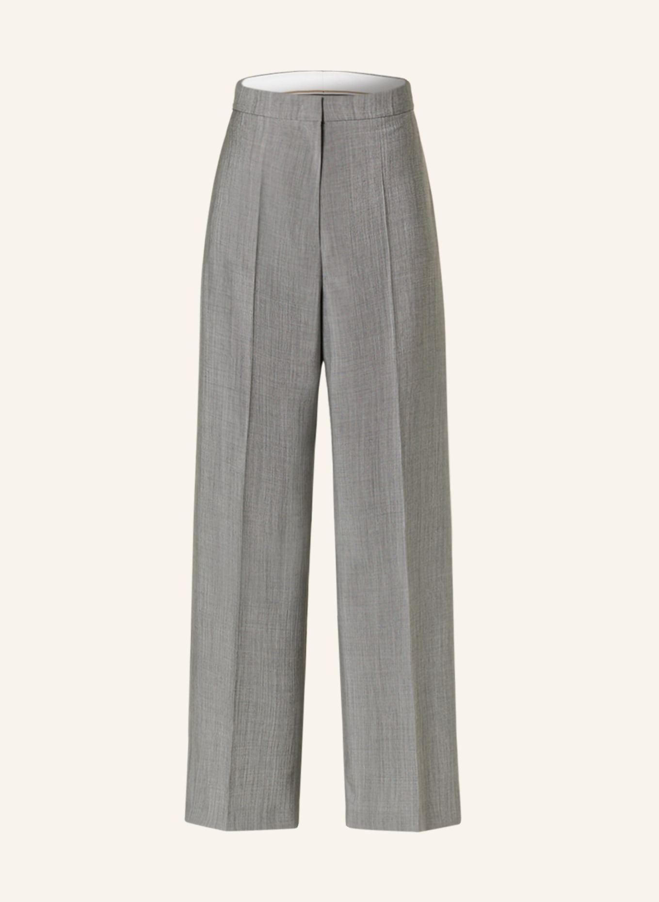 BOSS Wide leg trousers TILWIDA, Color: GRAY (Image 1)