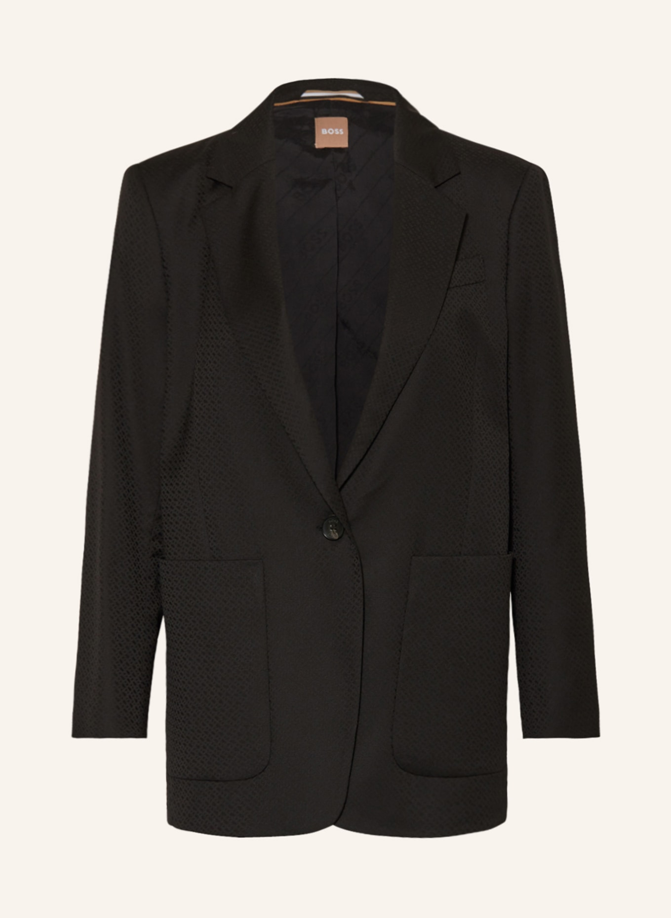 BOSS Jacquard blazer JAKUA, Color: BLACK (Image 1)