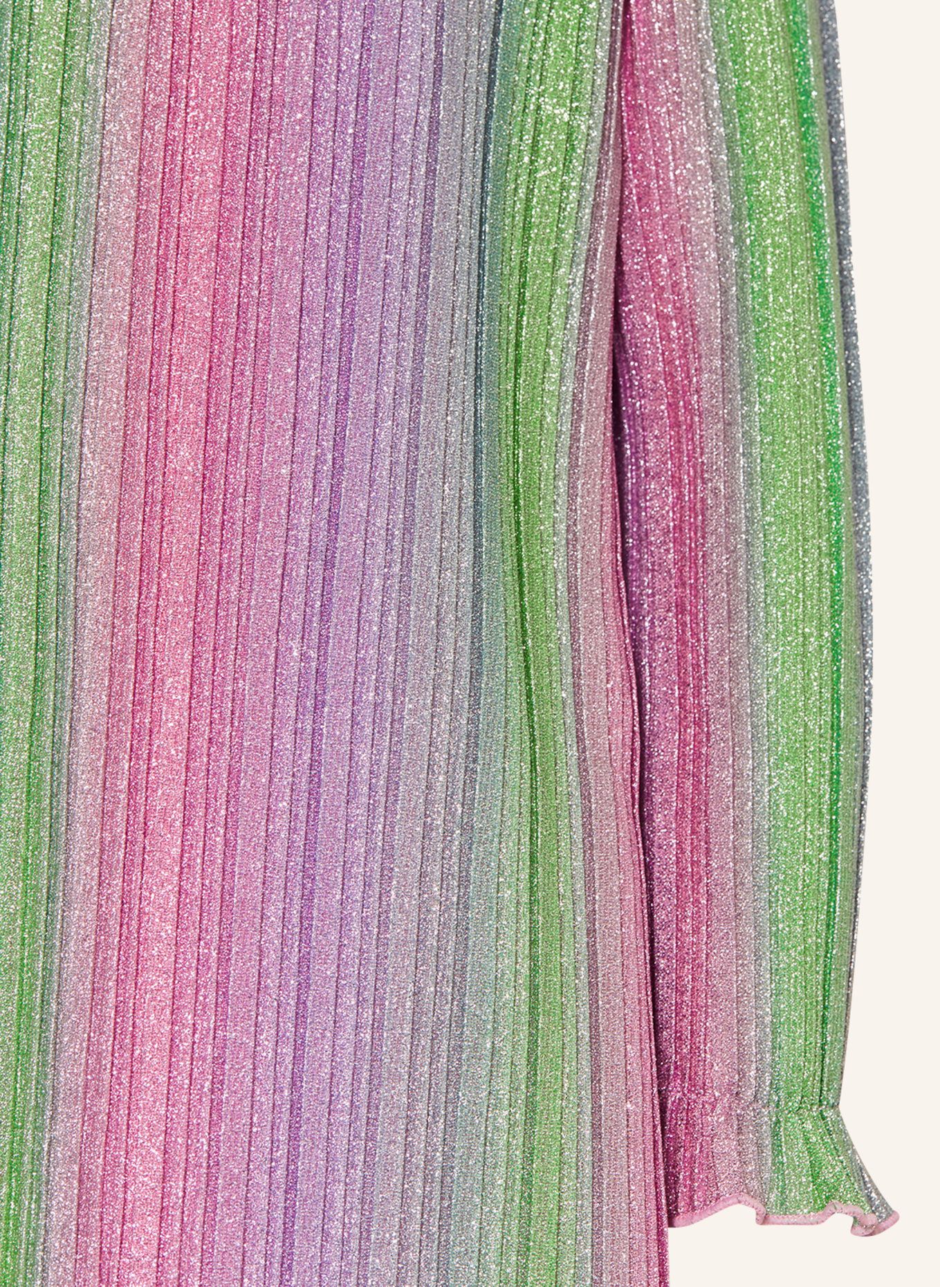 Billieblush Plisseekleid mit Glitzergarn, Farbe: HELLGRÜN/ ROSA/ HELLLILA (Bild 3)