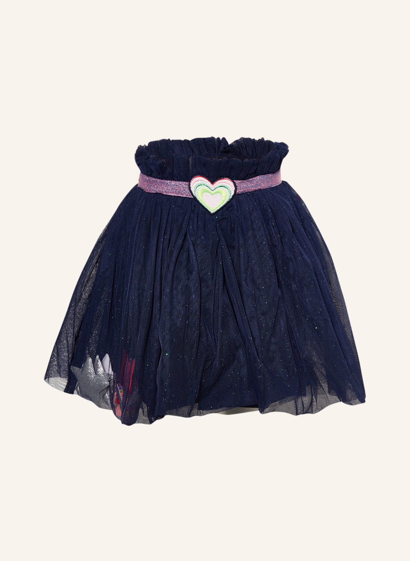 Billieblush Tylová sukně s třpytivou přízí, Barva: TMAVĚ MODRÁ (Obrázek 1)