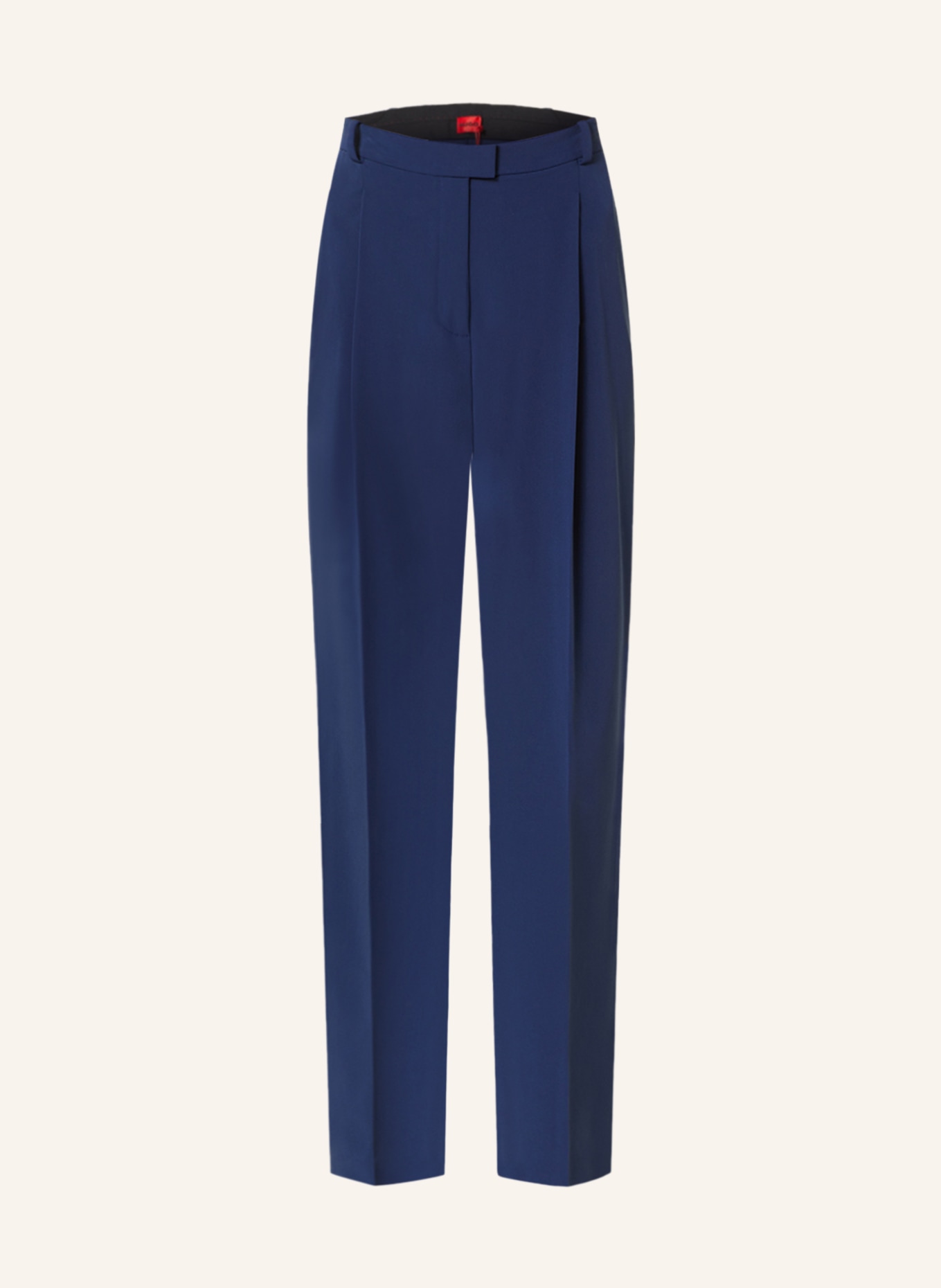 HUGO Wide leg trousers HASABU, Color: DARK BLUE (Image 1)