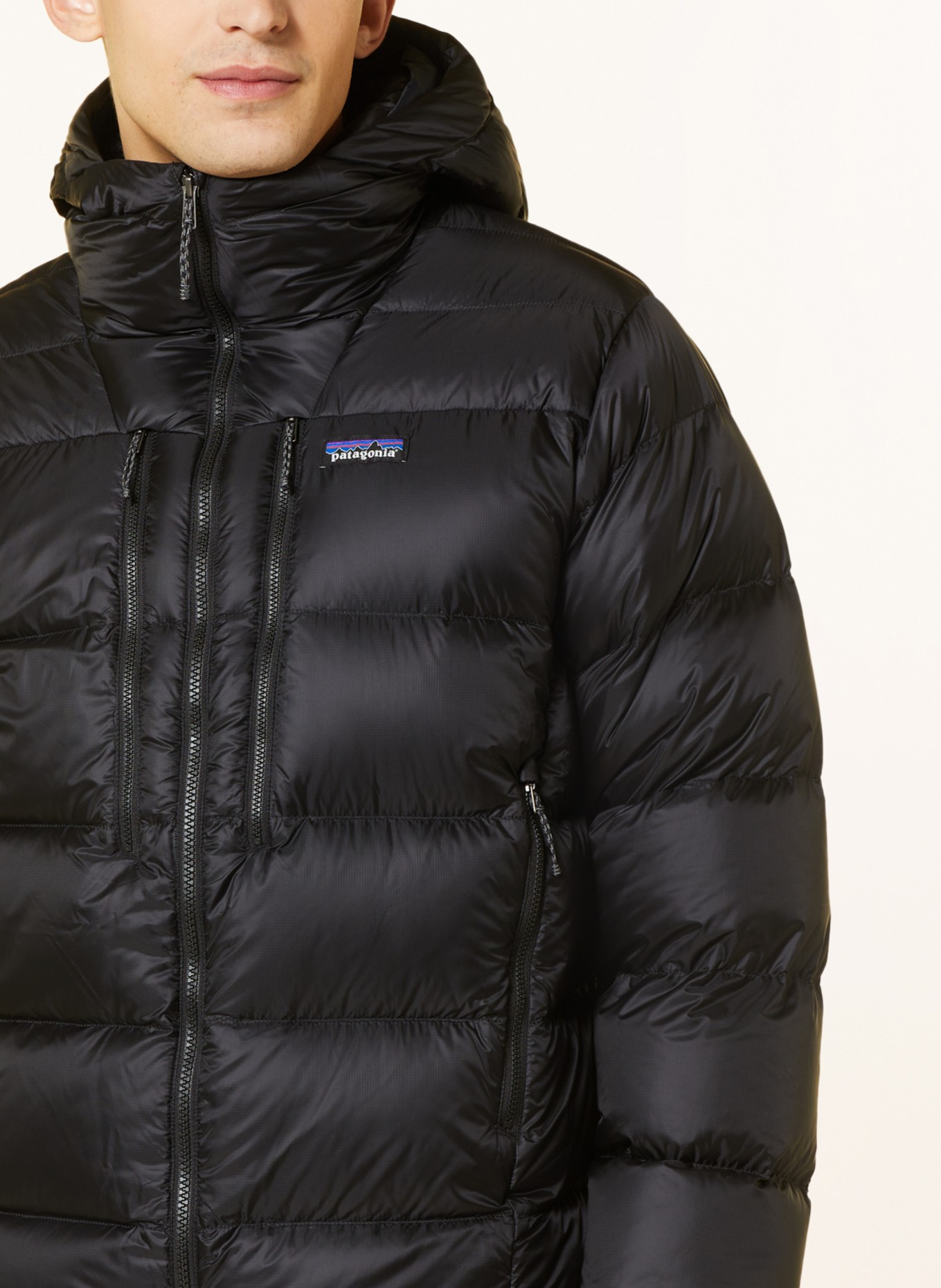 patagonia Down jacket FITZ ROY, Color: BLACK (Image 5)
