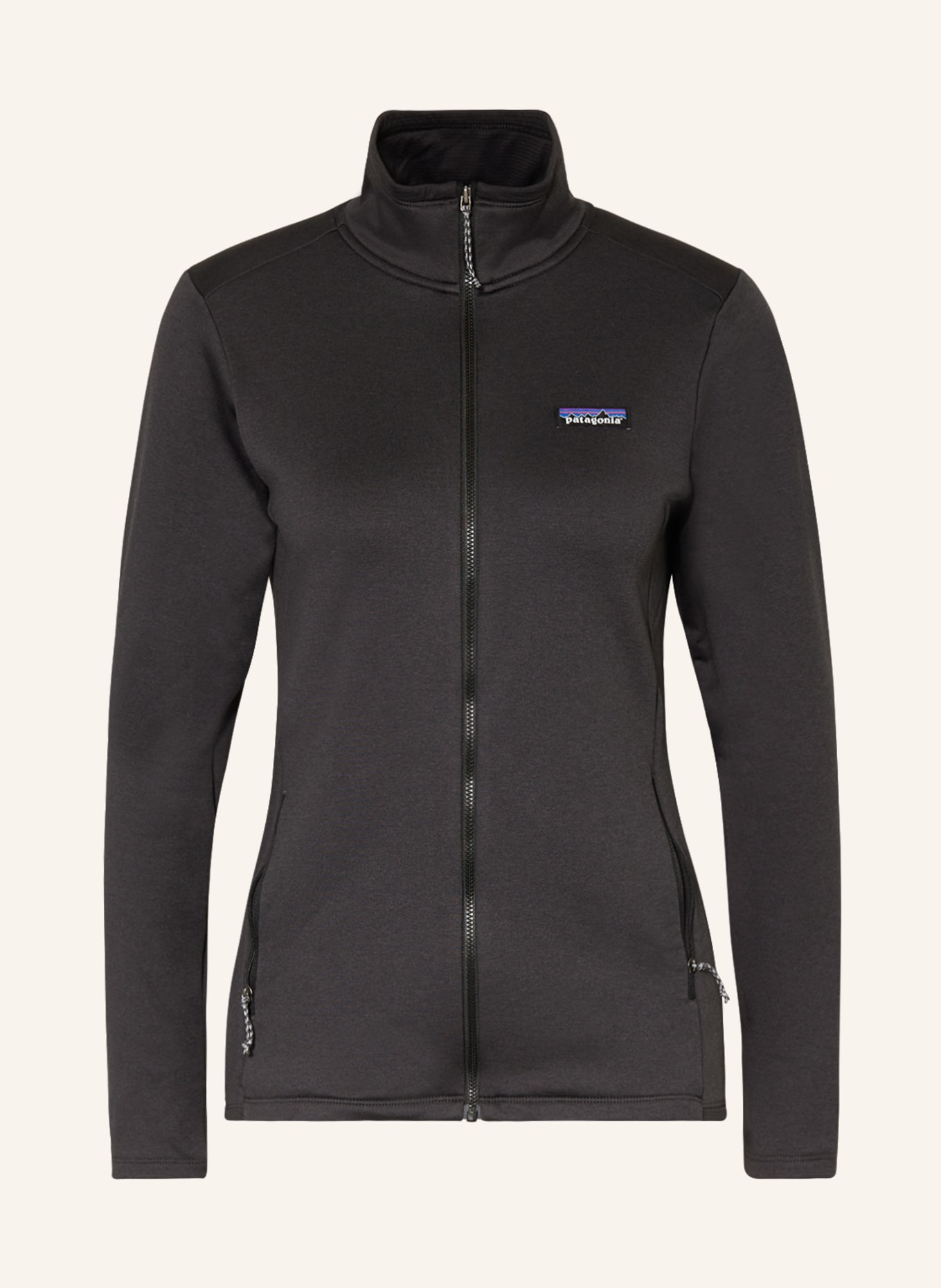 patagonia Mid-layer jacket R1® DAILY, Color: DARK GRAY (Image 1)