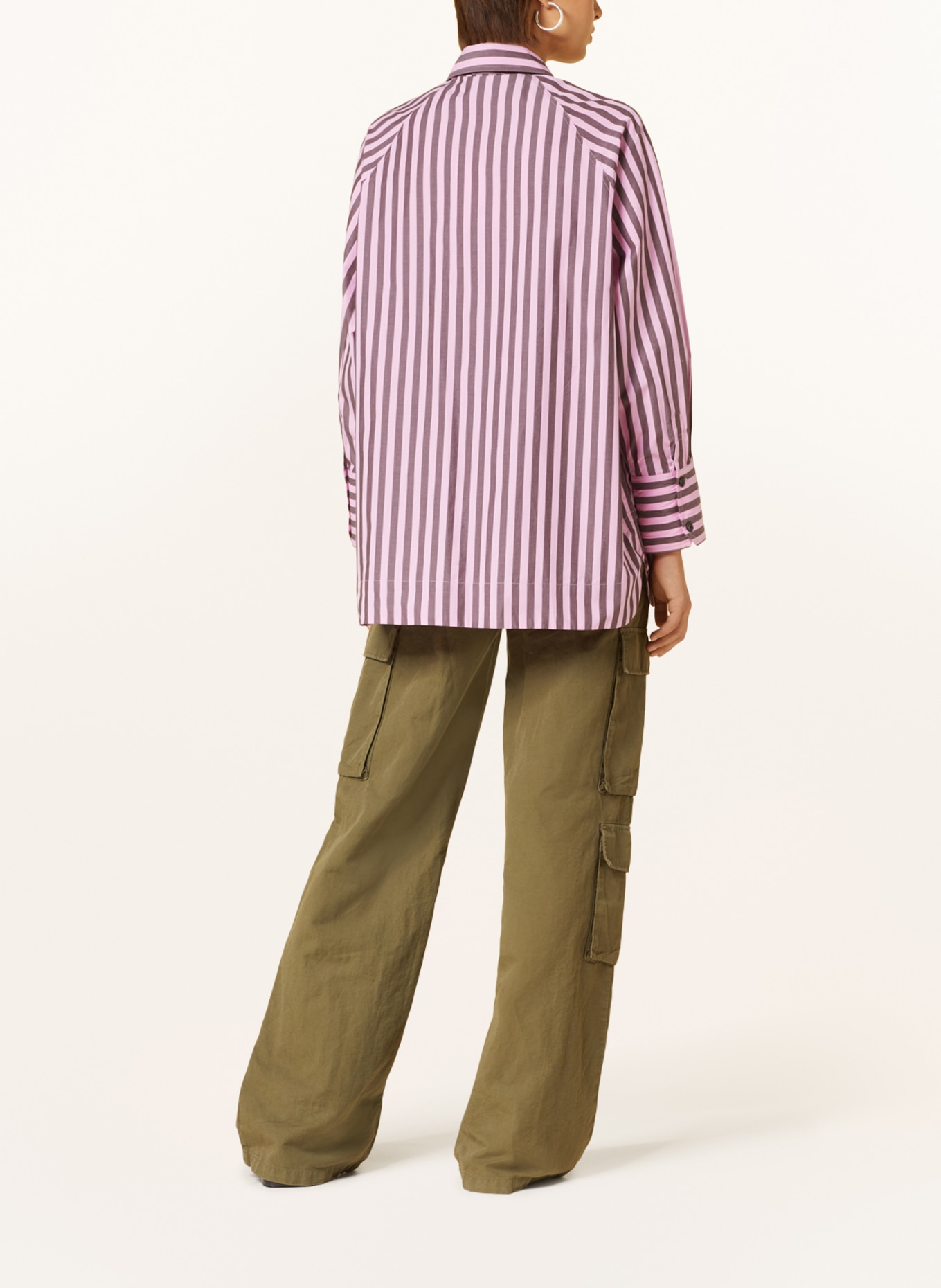 GANNI Shirt blouse, Color: PINK/ DUSKY PINK (Image 3)