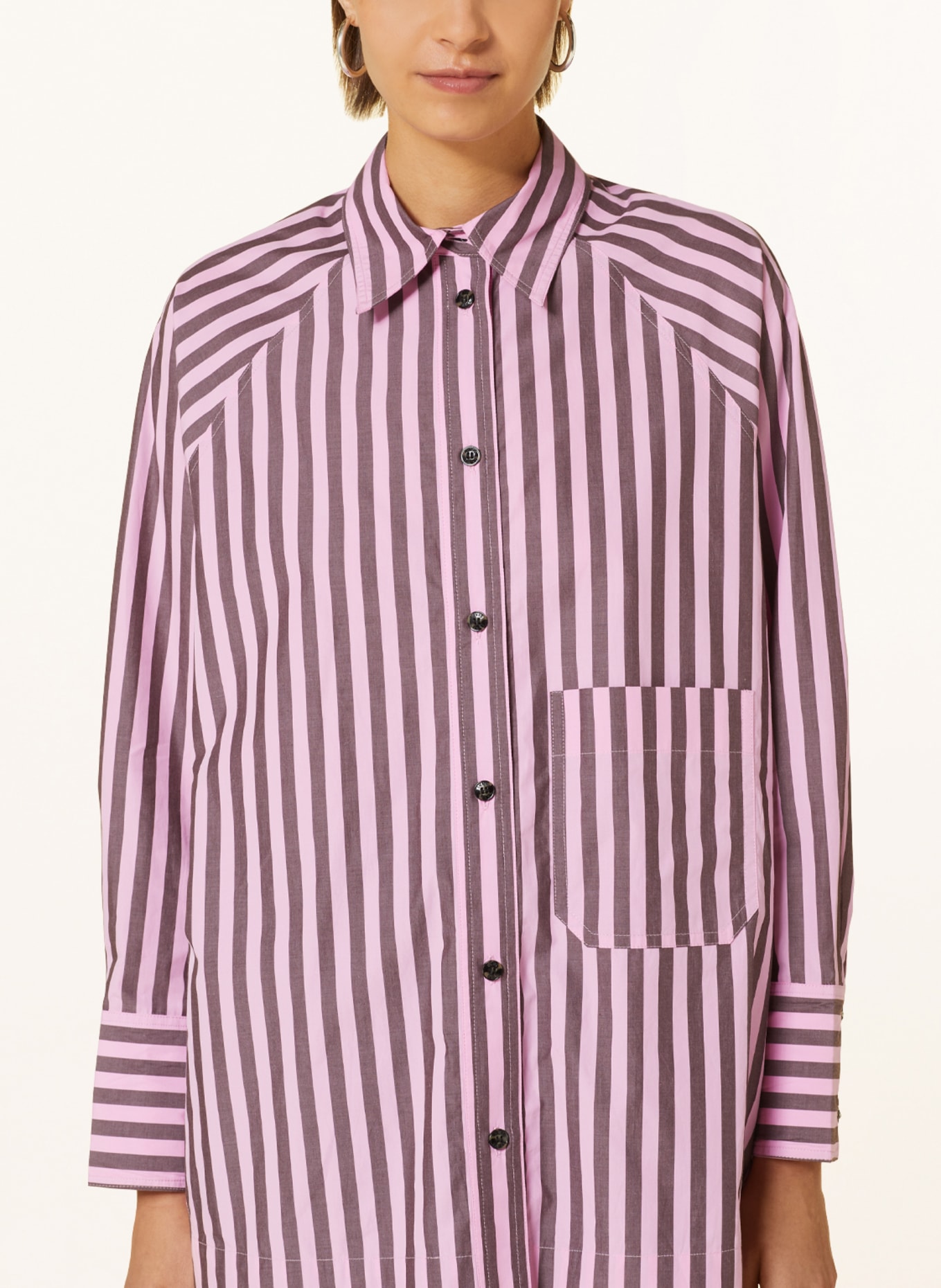 GANNI Shirt blouse, Color: PINK/ DUSKY PINK (Image 4)