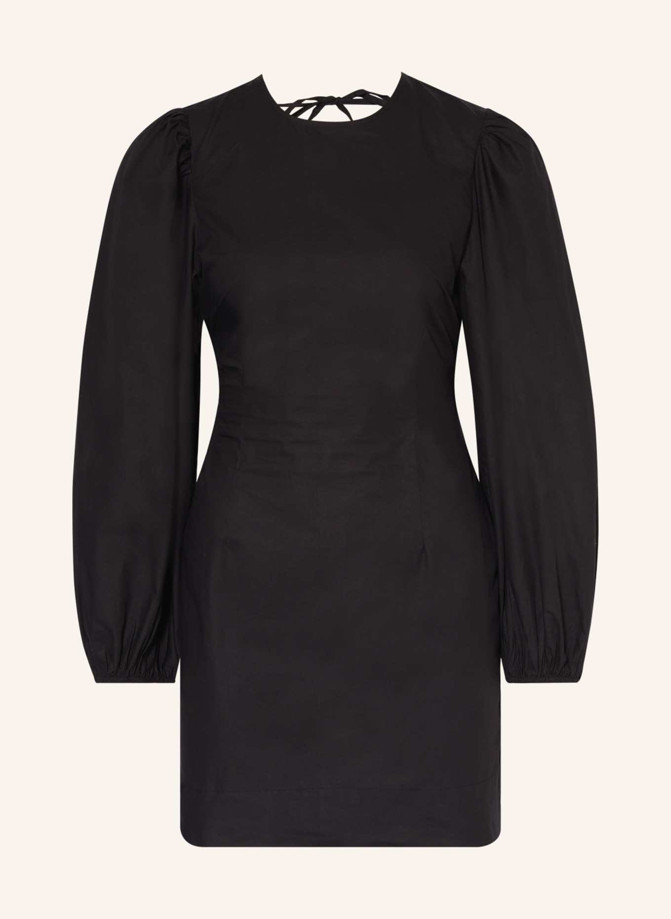 GANNI Dress with cut-out, Color: BLACK (Image 1)