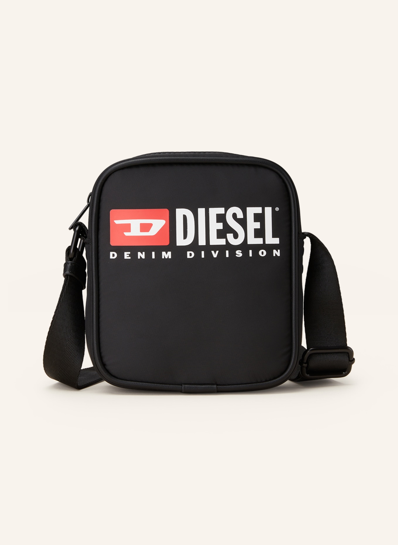 DIESEL Crossbody bag RINKE, Color: BLACK/ WHITE (Image 1)