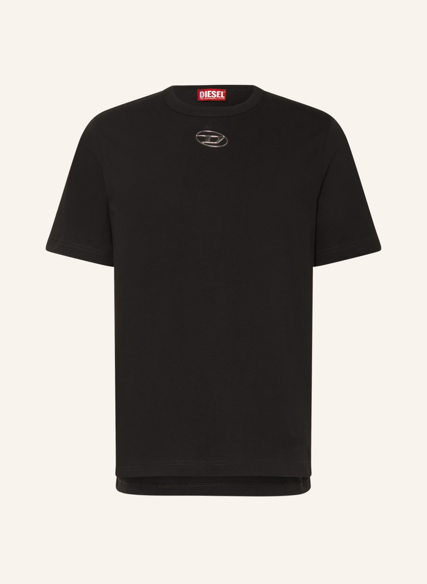 DIESEL T-shirt T-JUST-OD, Color: BLACK (Image 1)