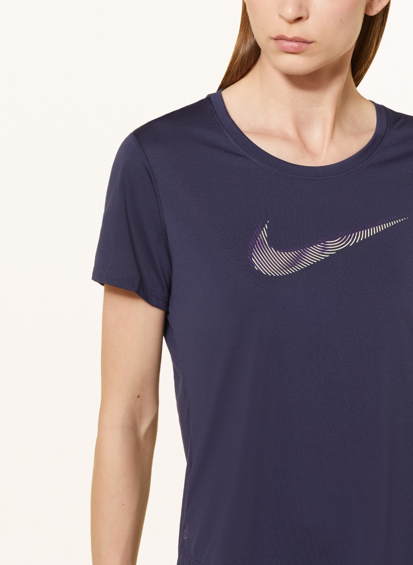 Nike Laufshirt DRI-FIT, Farbe: DUNKELBLAU (Bild 4)