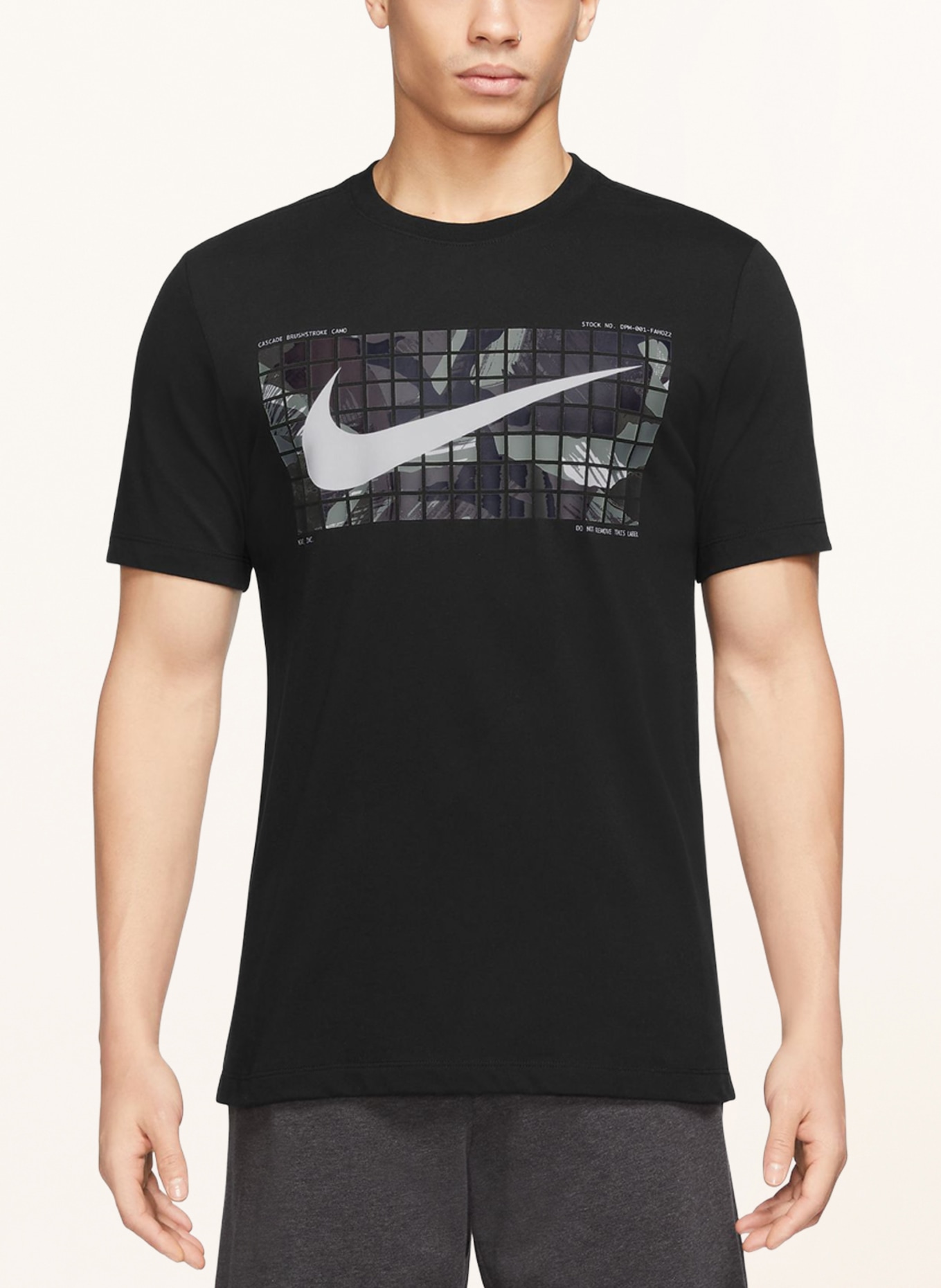 Nike T-Shirt DRI-FIT, Farbe: SCHWARZ/ GRÜN/ BRAUN (Bild 2)