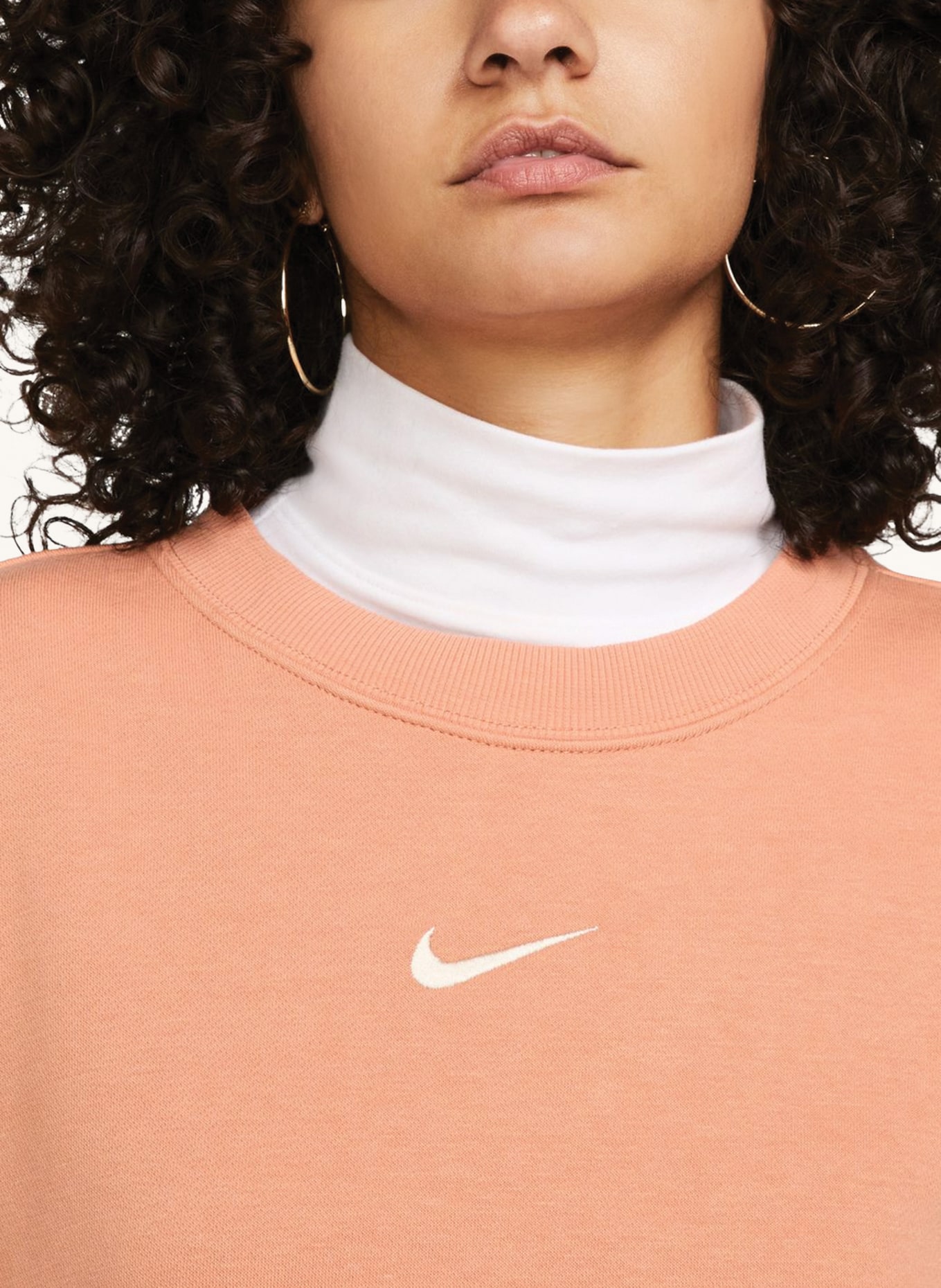 Salmon nike sales sweatshirt