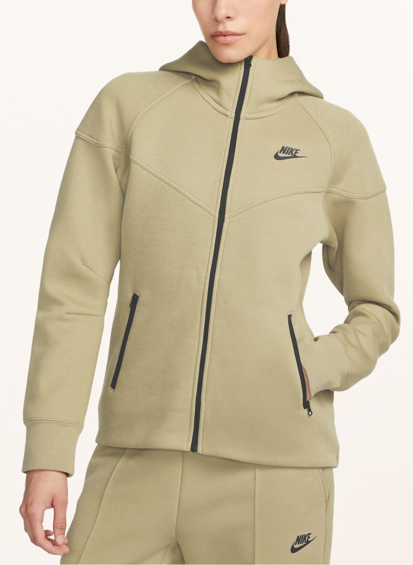 Nike Sweat jacket, Color: OLIVE (Image 4)