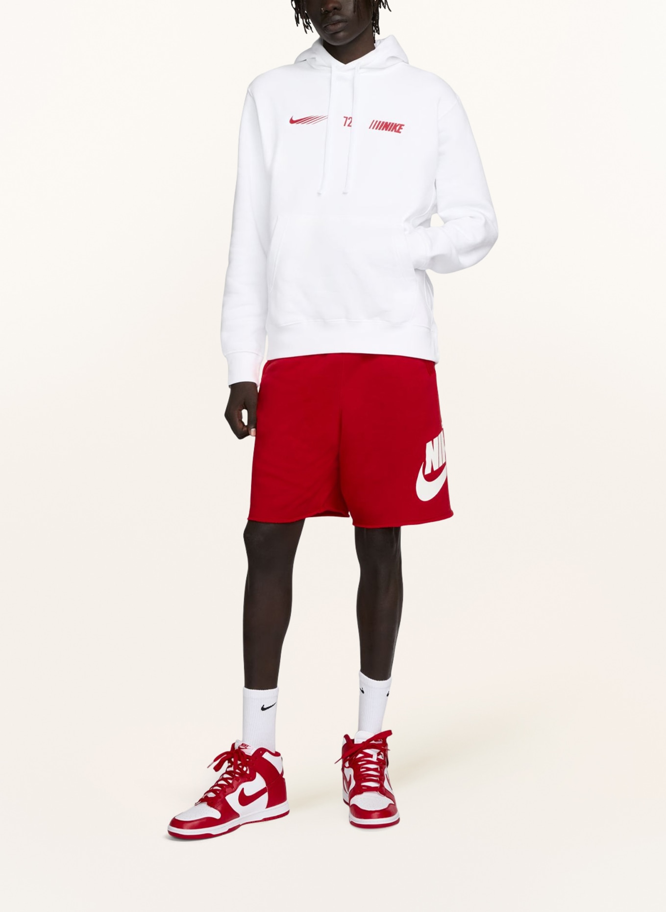 Nike Hoodie in white