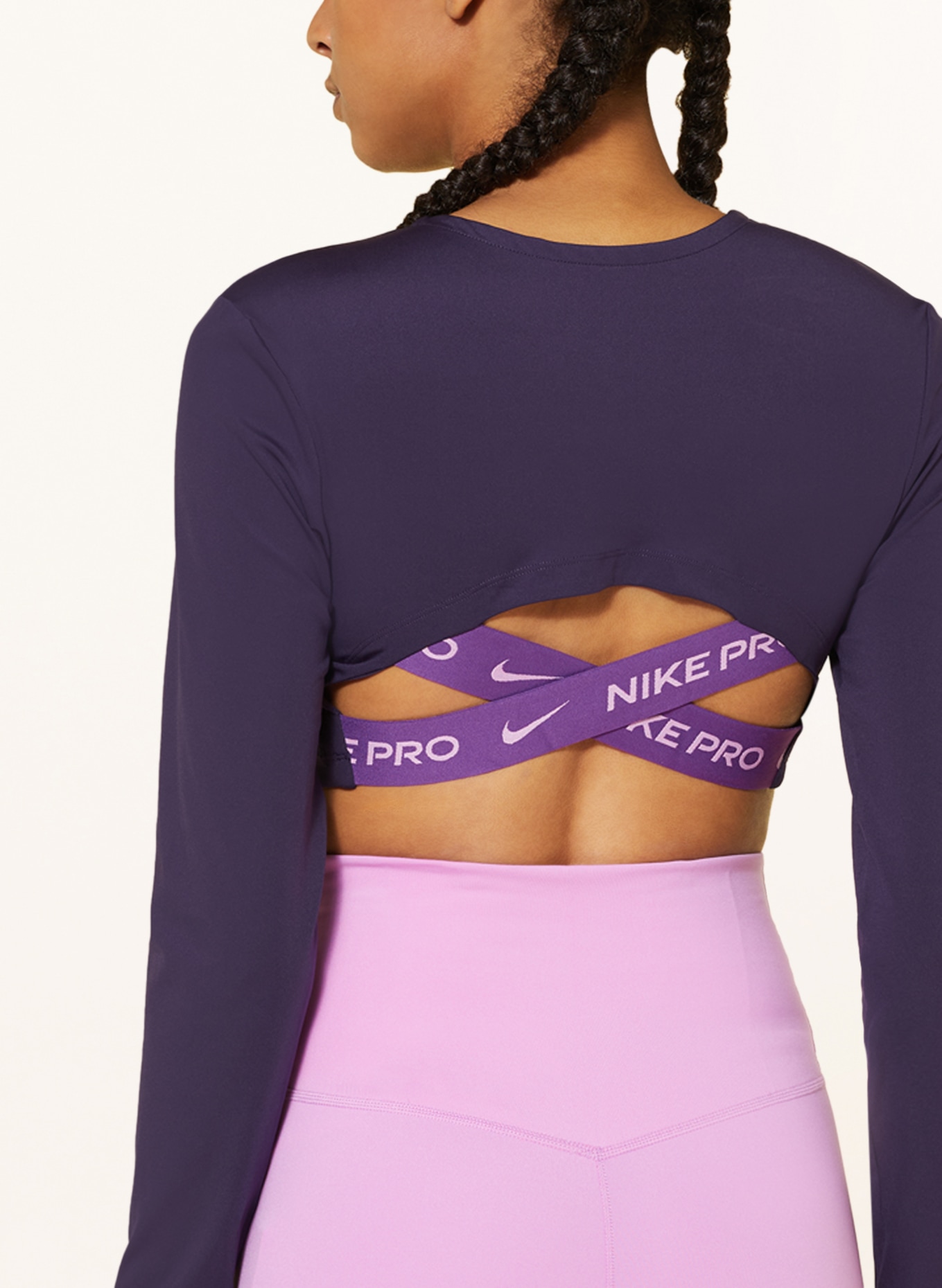 Nike Koszulka z długim rękawem PRO DRI-FIT, Kolor: LILA (Obrazek 4)