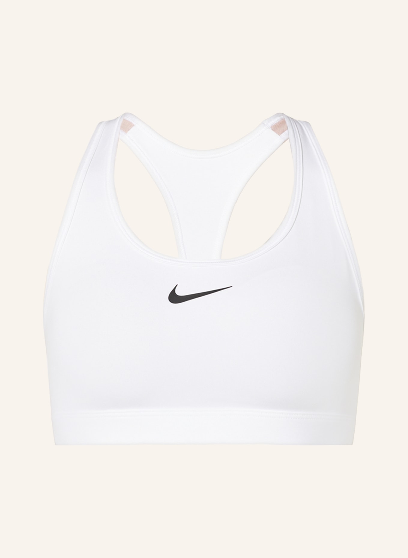 Nike Sport-BH SWOOSH, Farbe: WEISS (Bild 1)