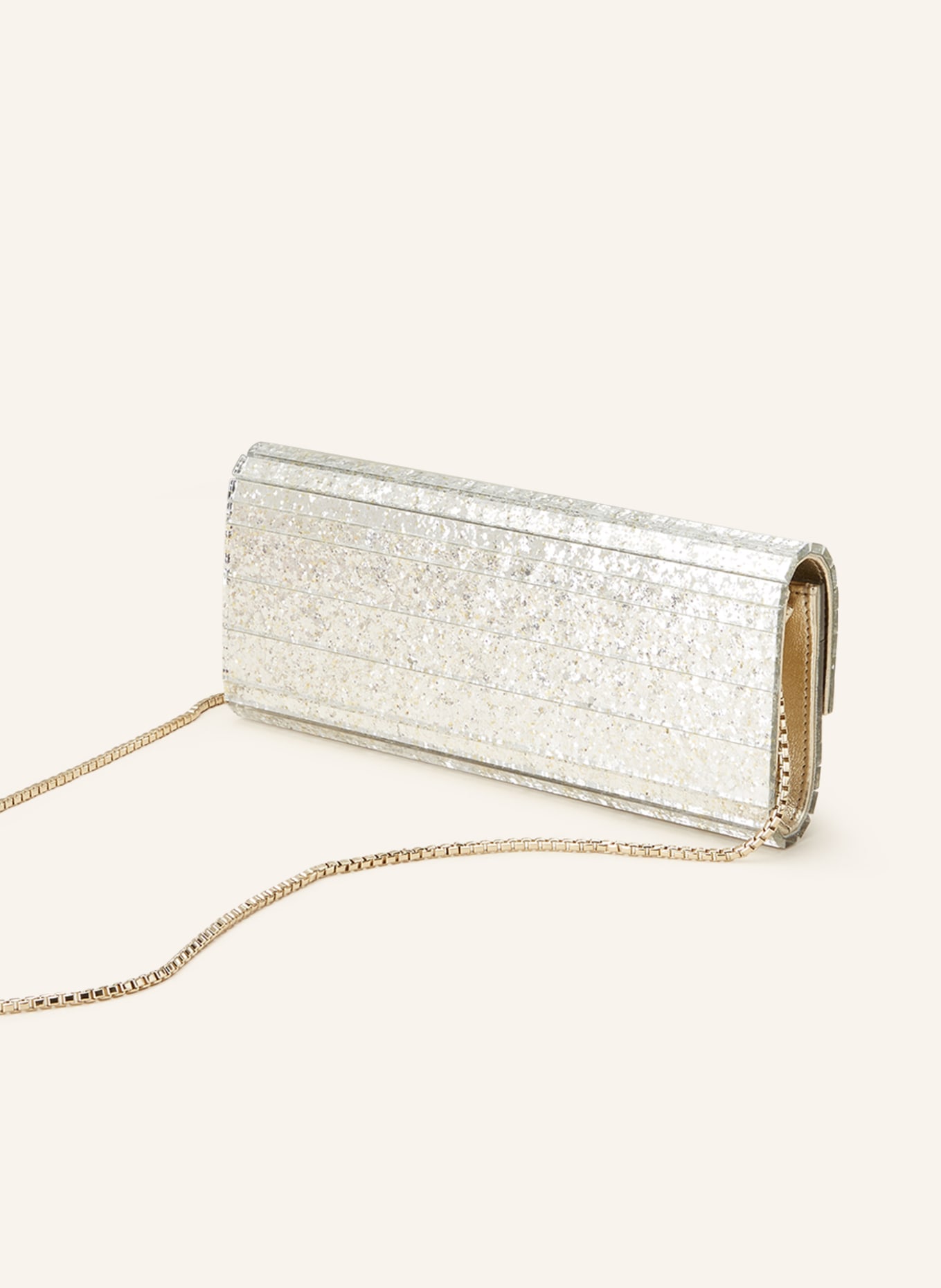 JIMMY CHOO Clutch SWEETIE: ZILVER