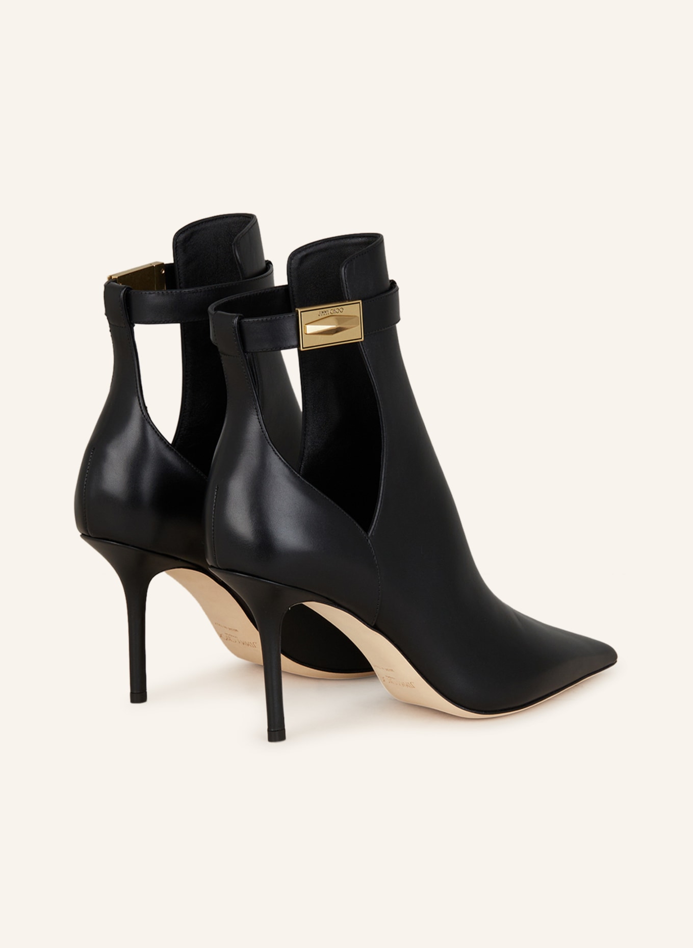 JIMMY CHOO Ankle boots NELL 85: BLACK