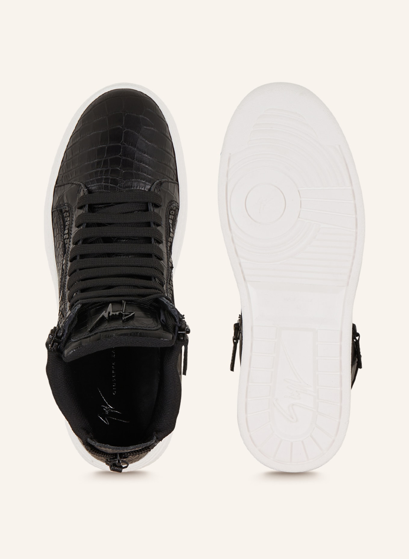 GIUSEPPE ZANOTTI DESIGN Hightop sneakers GZ/94, Color: BLACK (Image 6)