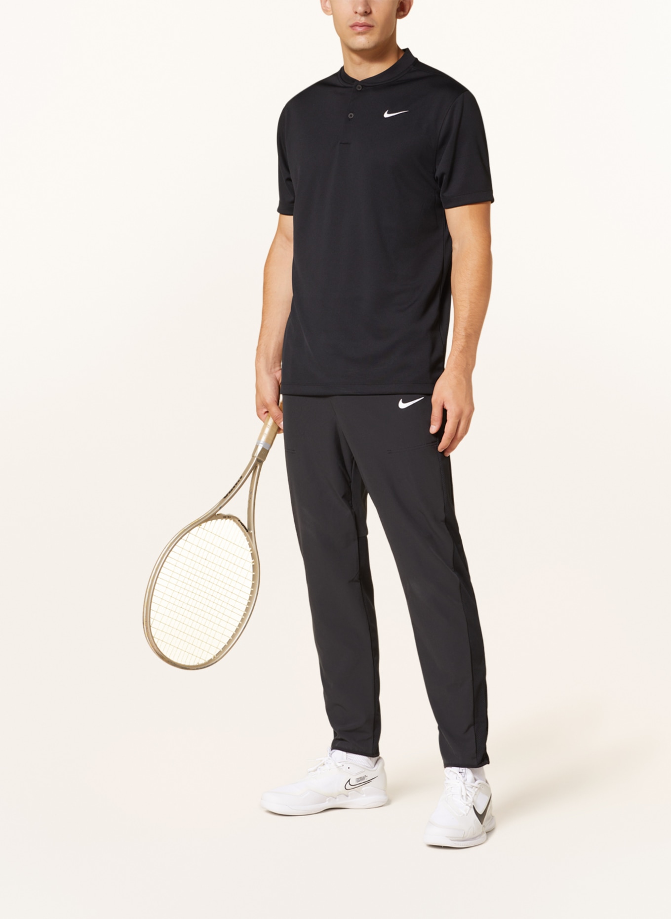 Nike Tennishose COURT ATVANTAGE mit Mesh, Farbe: SCHWARZ (Bild 2)