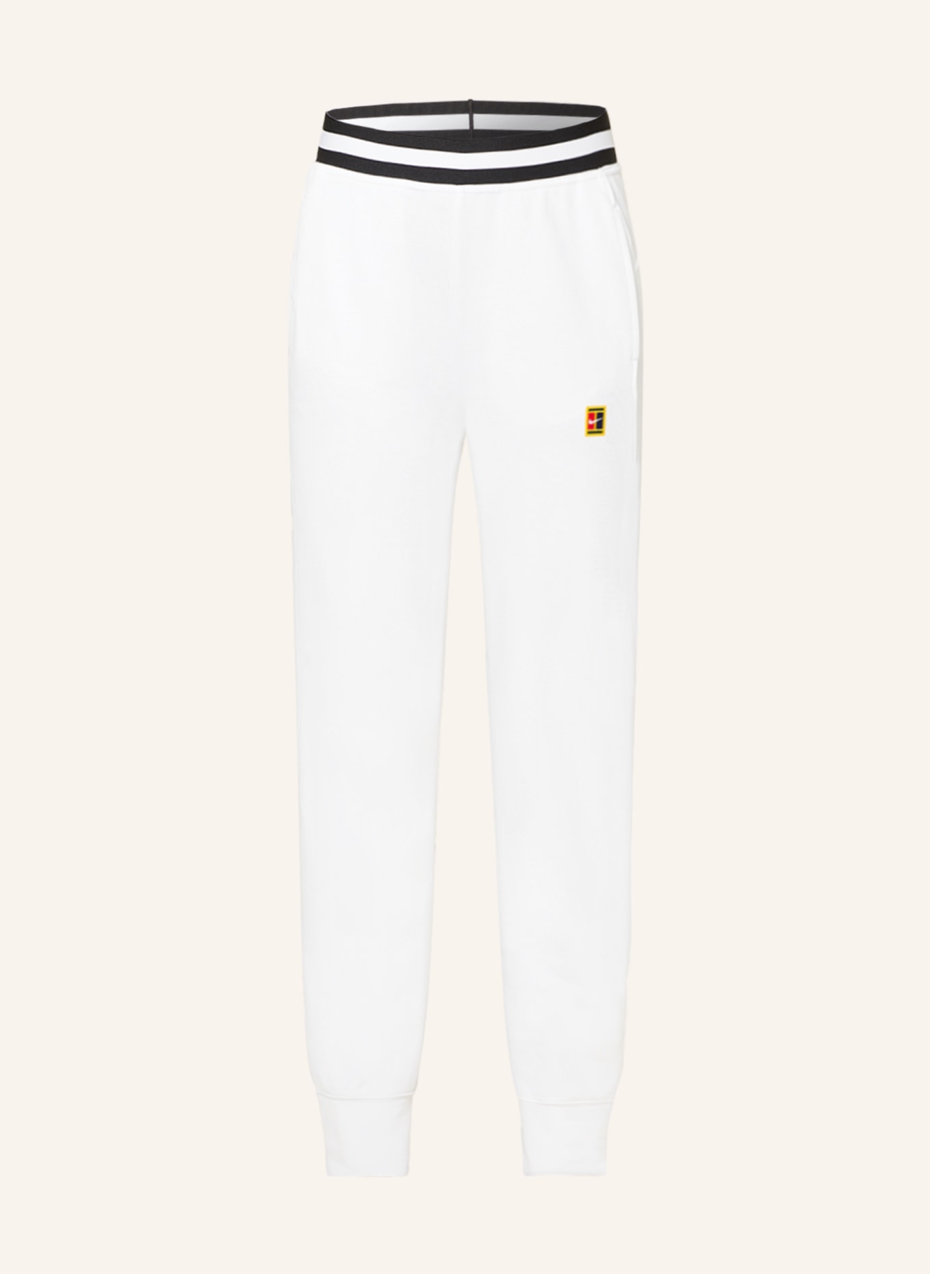 Nike Tennis trousers NIKECOURT DRI-FIT HERITAGE in white