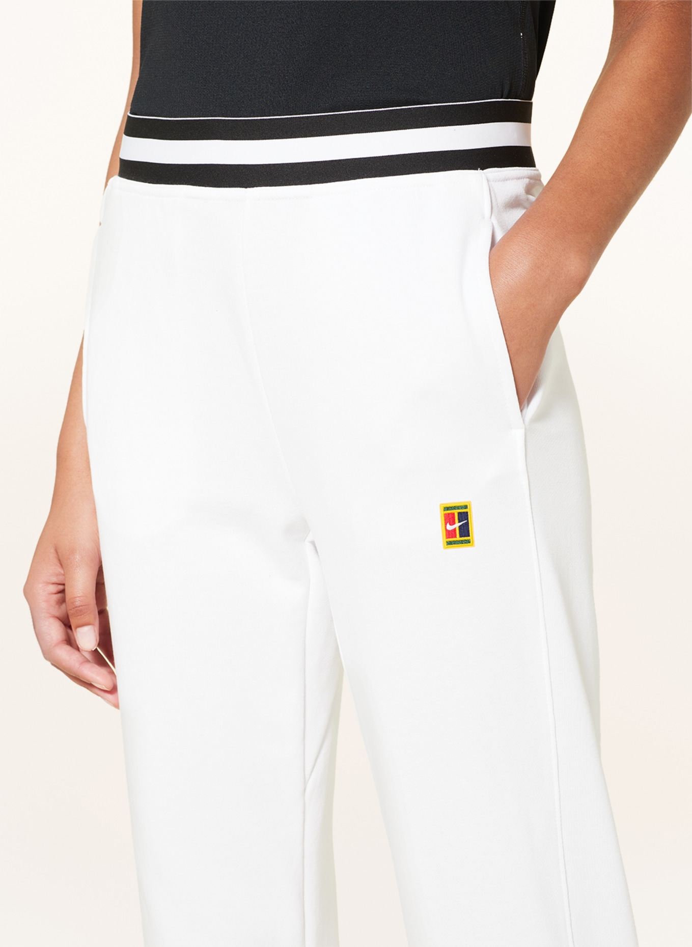 Nike Tennis trousers NIKECOURT DRI-FIT HERITAGE, Color: WHITE (Image 5)