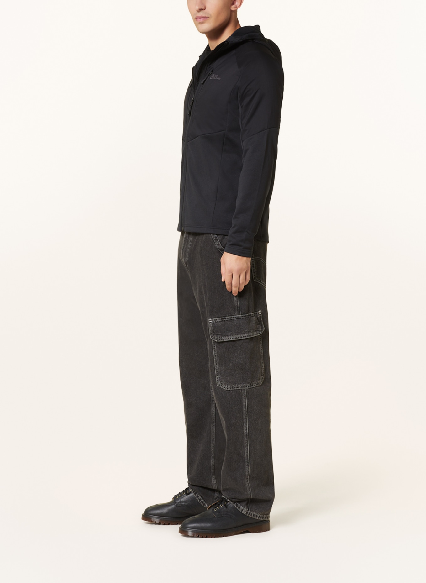 Jack Wolfskin Mid-layer jacket ALPGRAT PRO, Color: BLACK (Image 4)