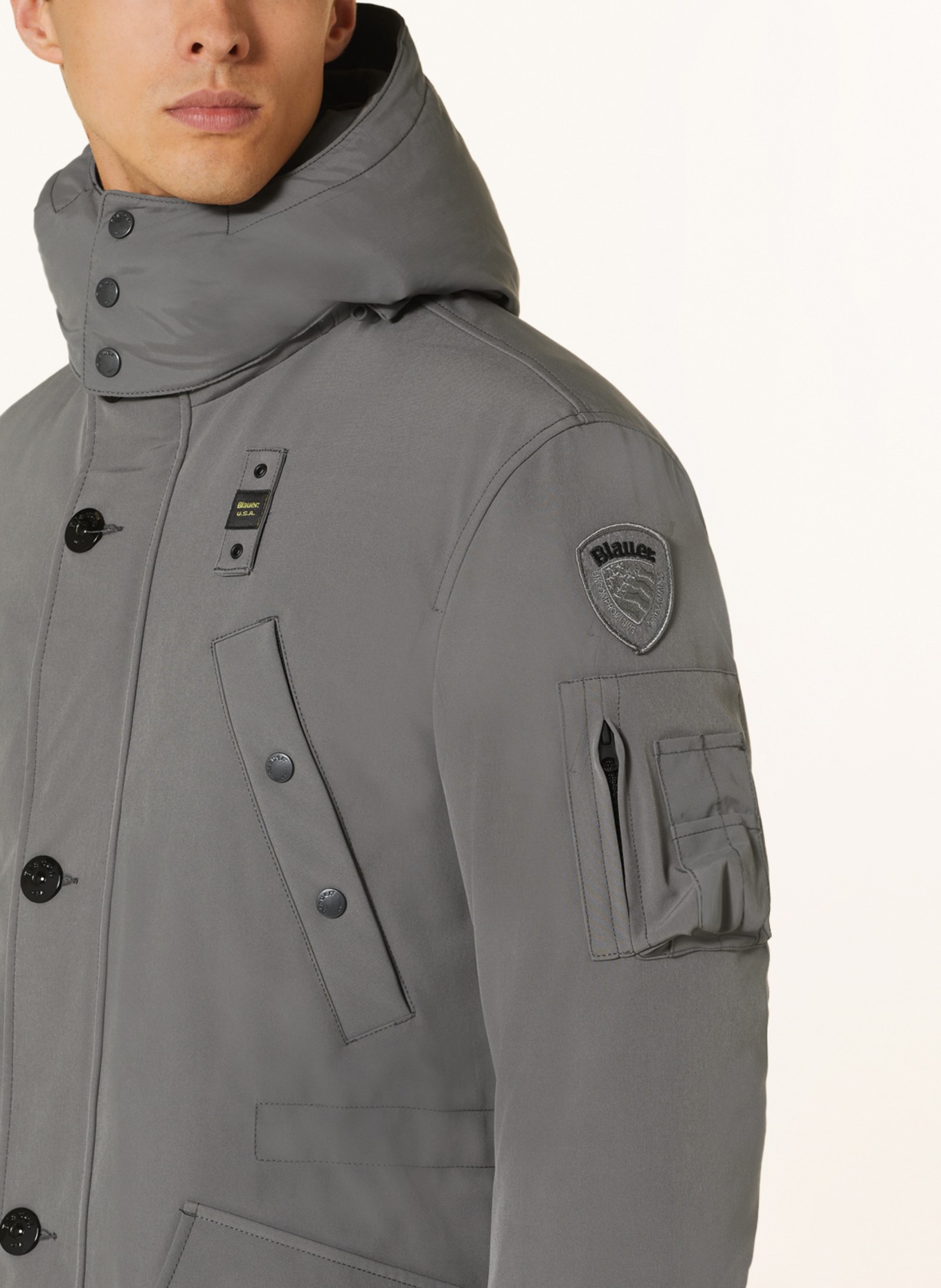 Blauer Parka with DUPONT™ SORONA® insulation, Color: GRAY (Image 5)