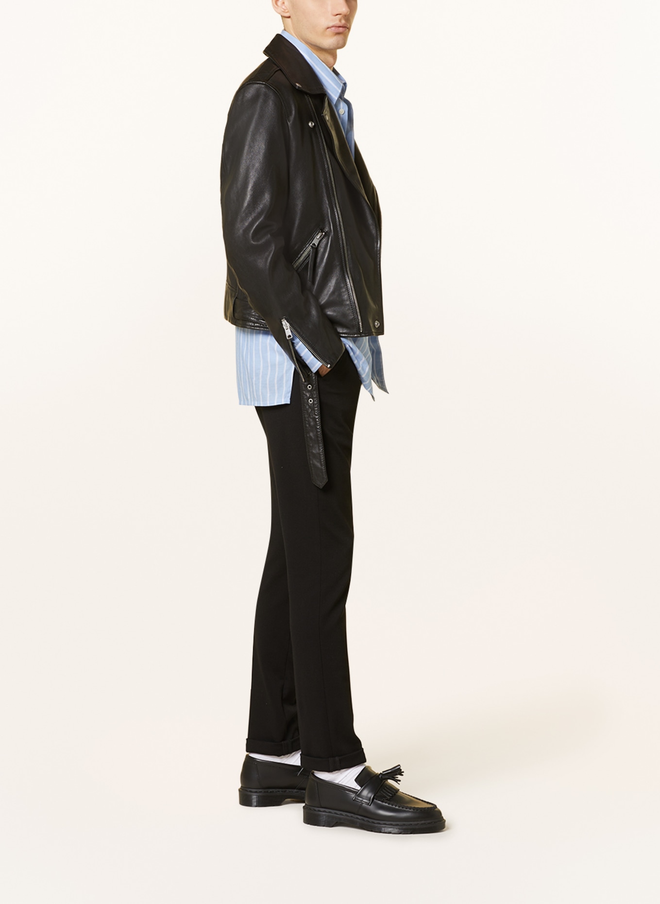Dondup Jersey trousers GAUBERT slim fit, Color: BLACK (Image 4)